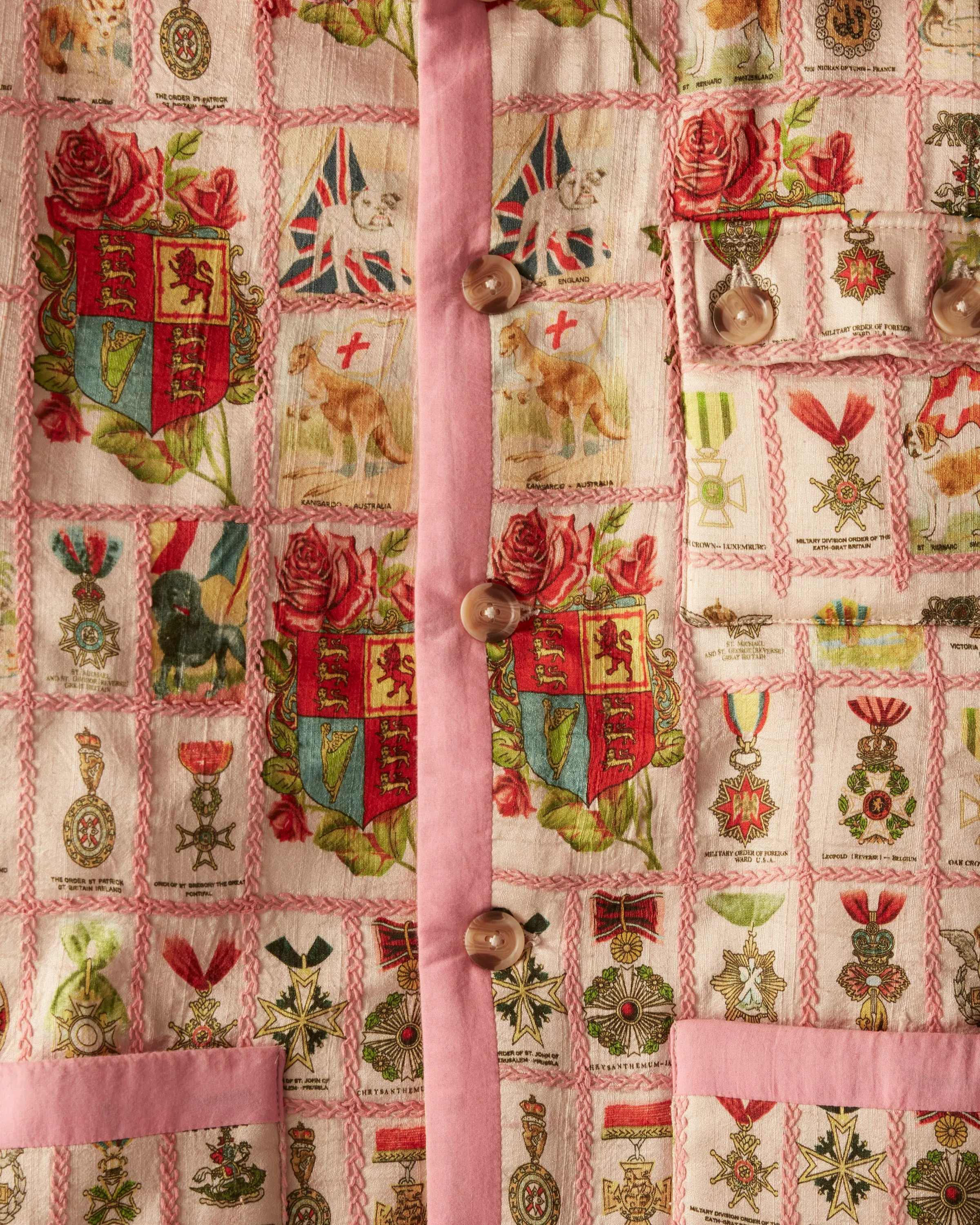 Tobacco Signet Quilt Jacket sold by BODE product image thumbnail 3