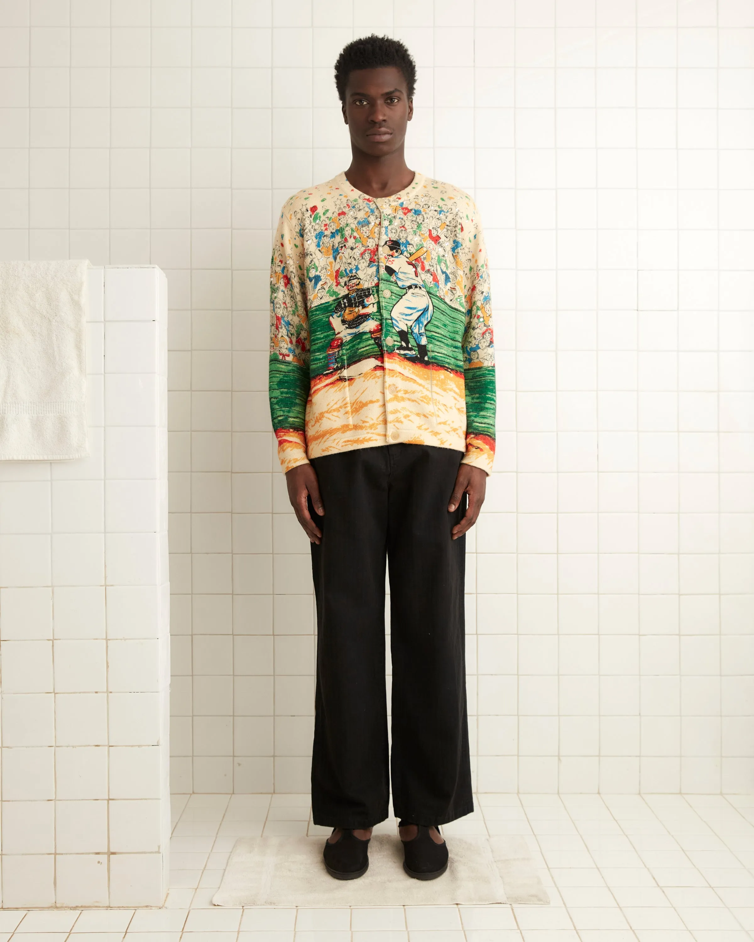 Slugger Cardigan sold by BODE