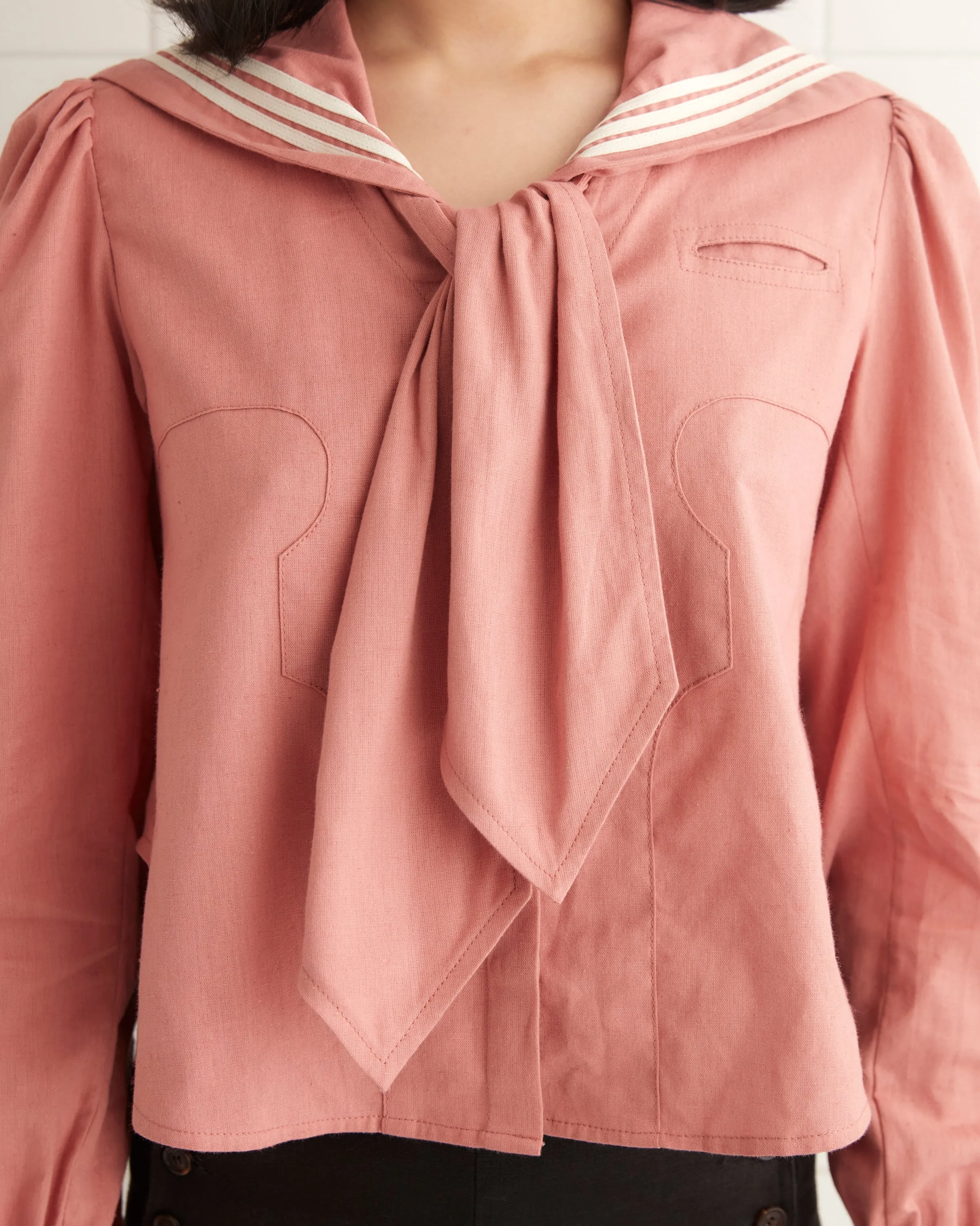 Seafarer Shirt - Pink sold by BODE product image thumbnail 2