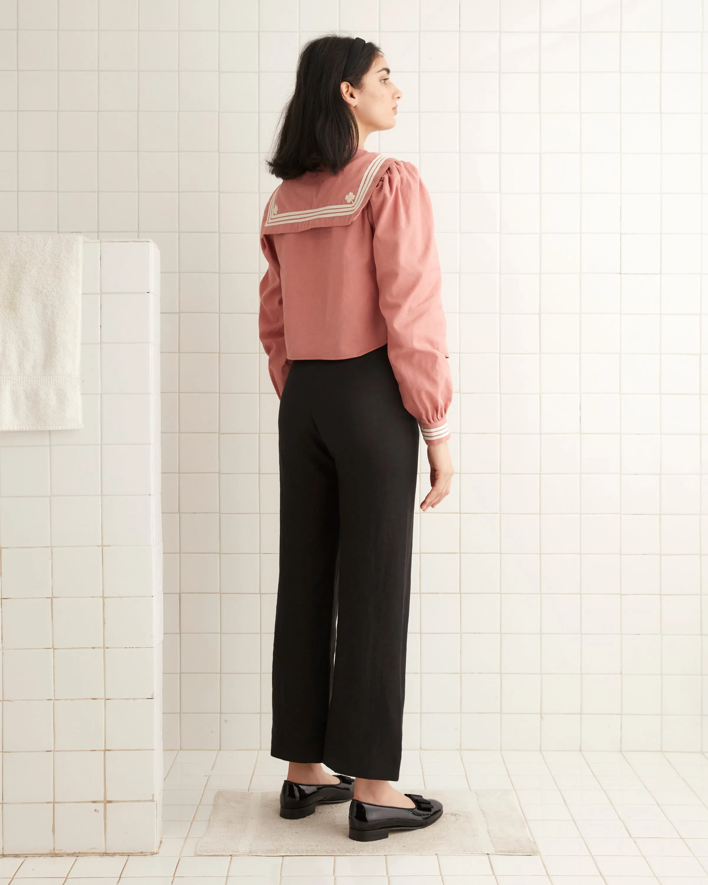 Seafarer Shirt - Pink sold by BODE product image thumbnail 3