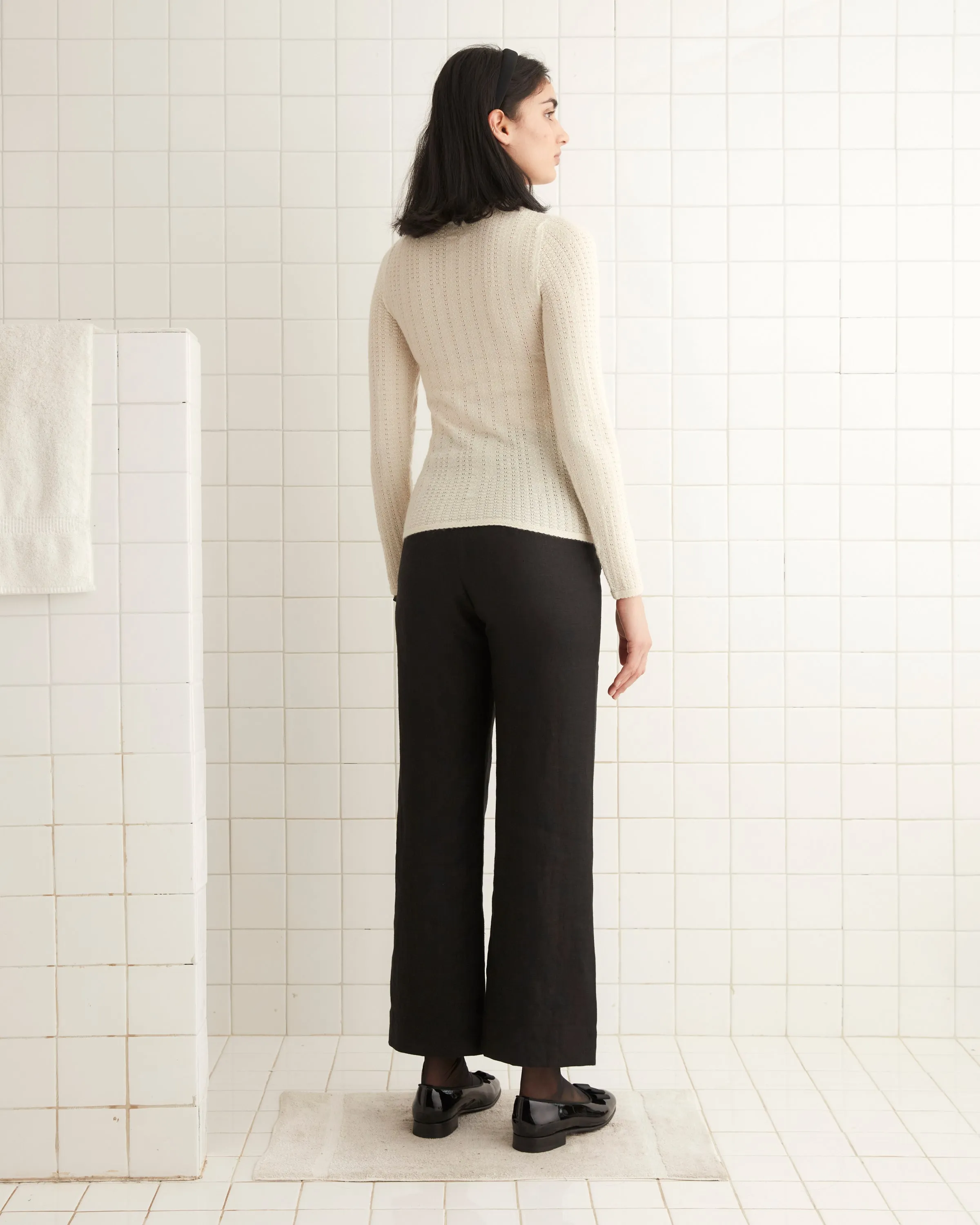 Louise Pullover - Cream sold by BODE product image thumbnail 3