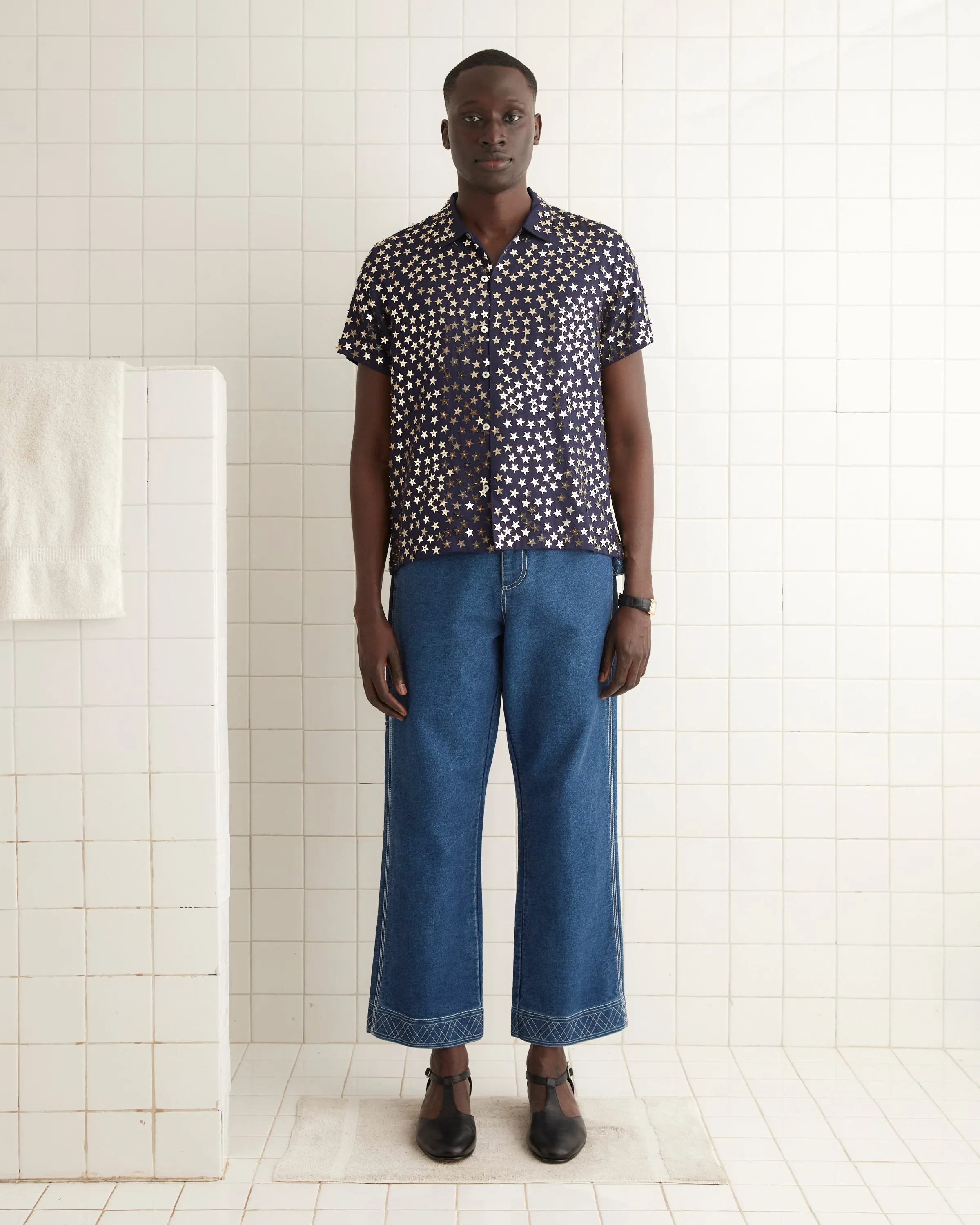 Sequin Spangled Shirt sold by BODE