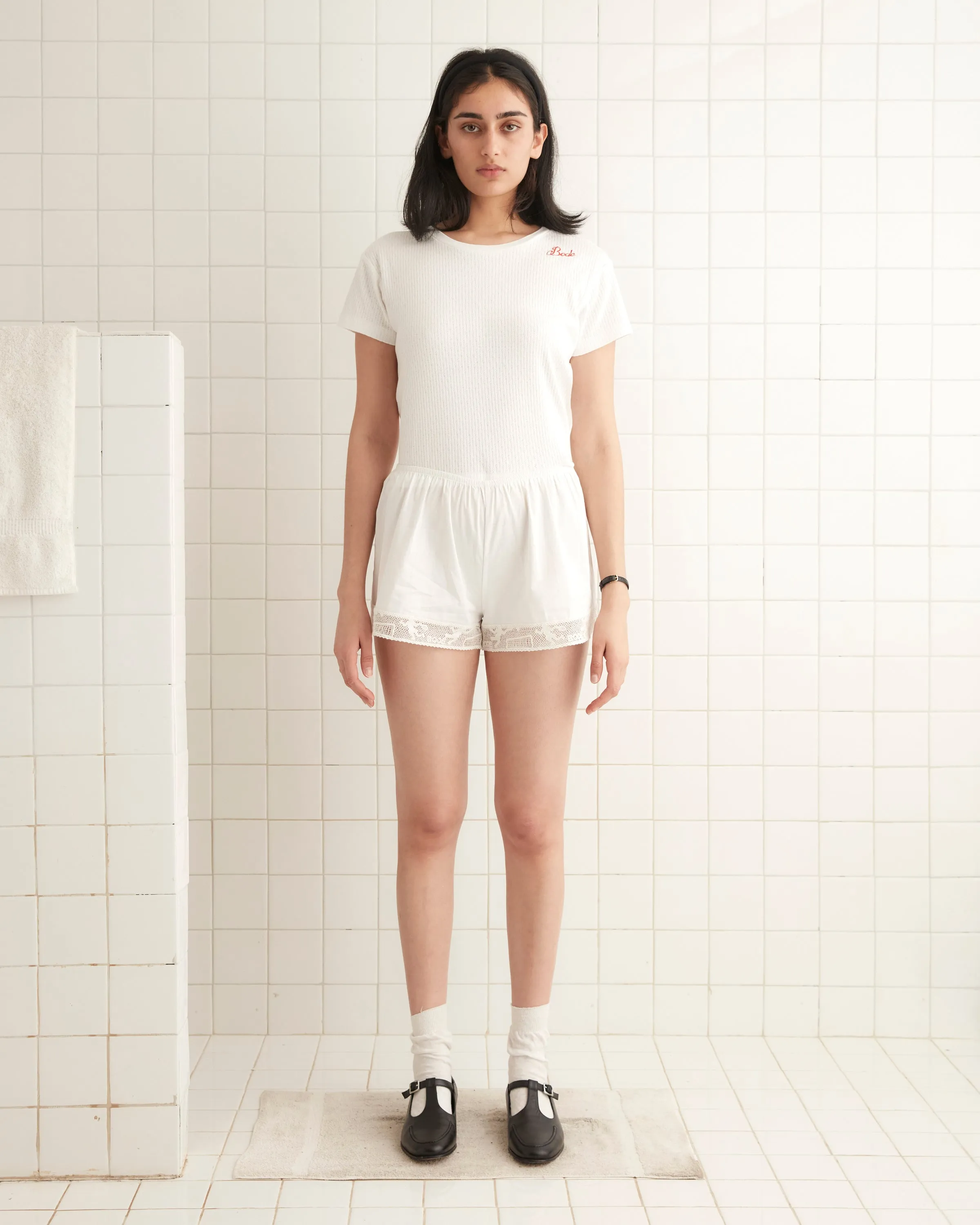 Tennis Lace Shorts sold by BODE