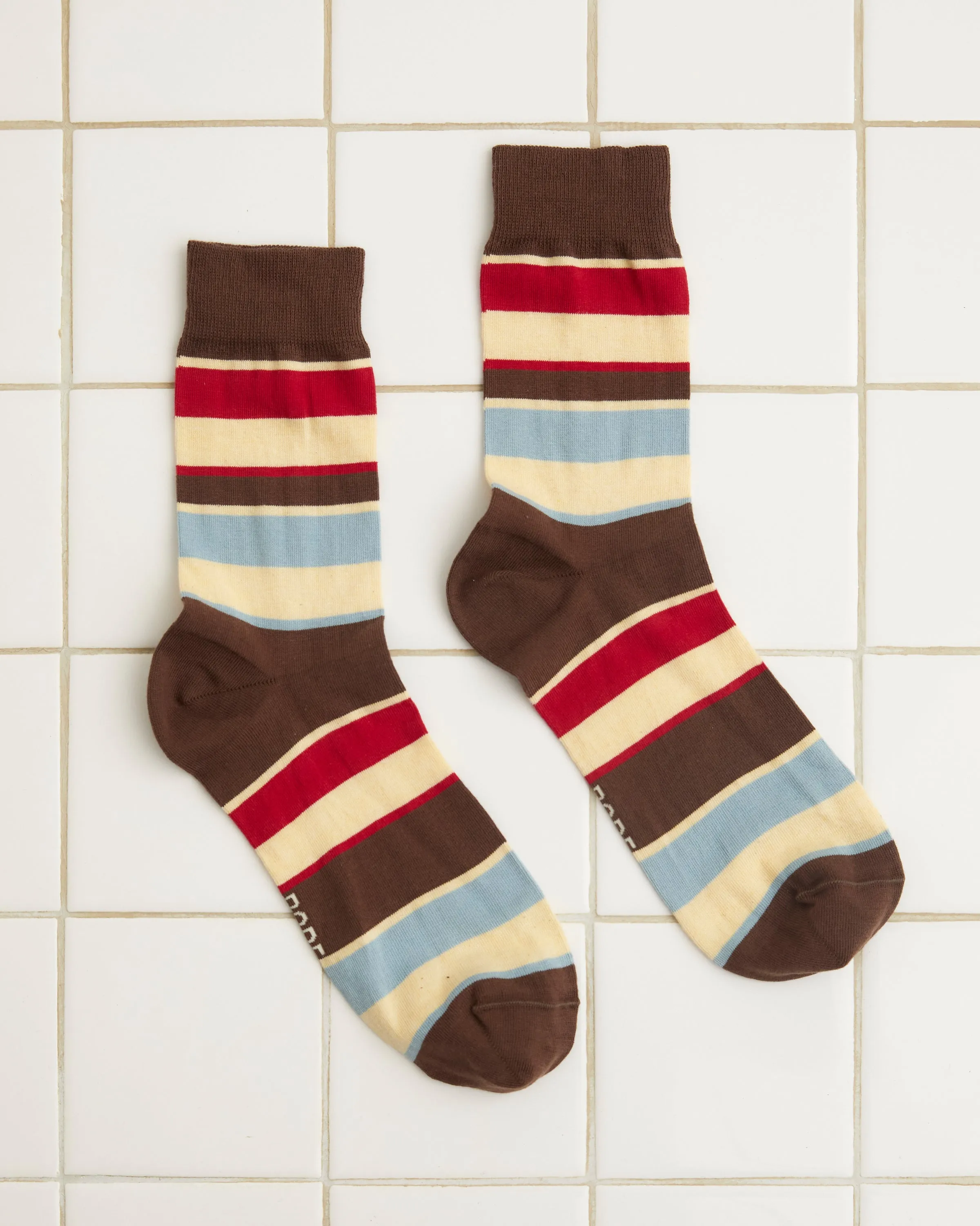 Tournament Socks - Maroon/Multi sold by BODE