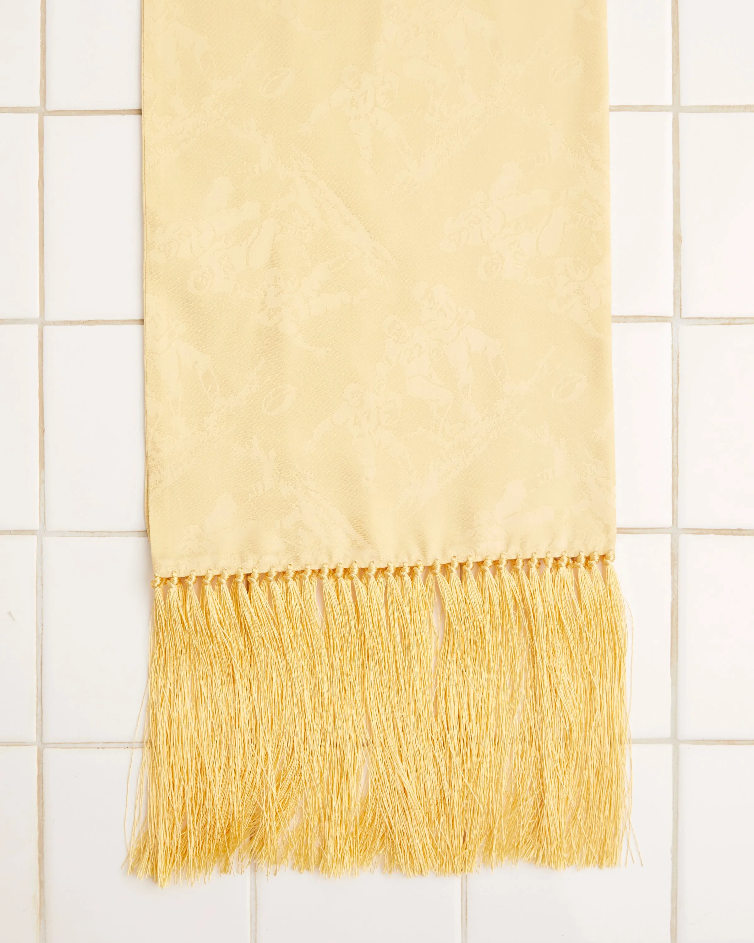 Football Jacquard Scarf - Yellow sold by BODE product image thumbnail 2