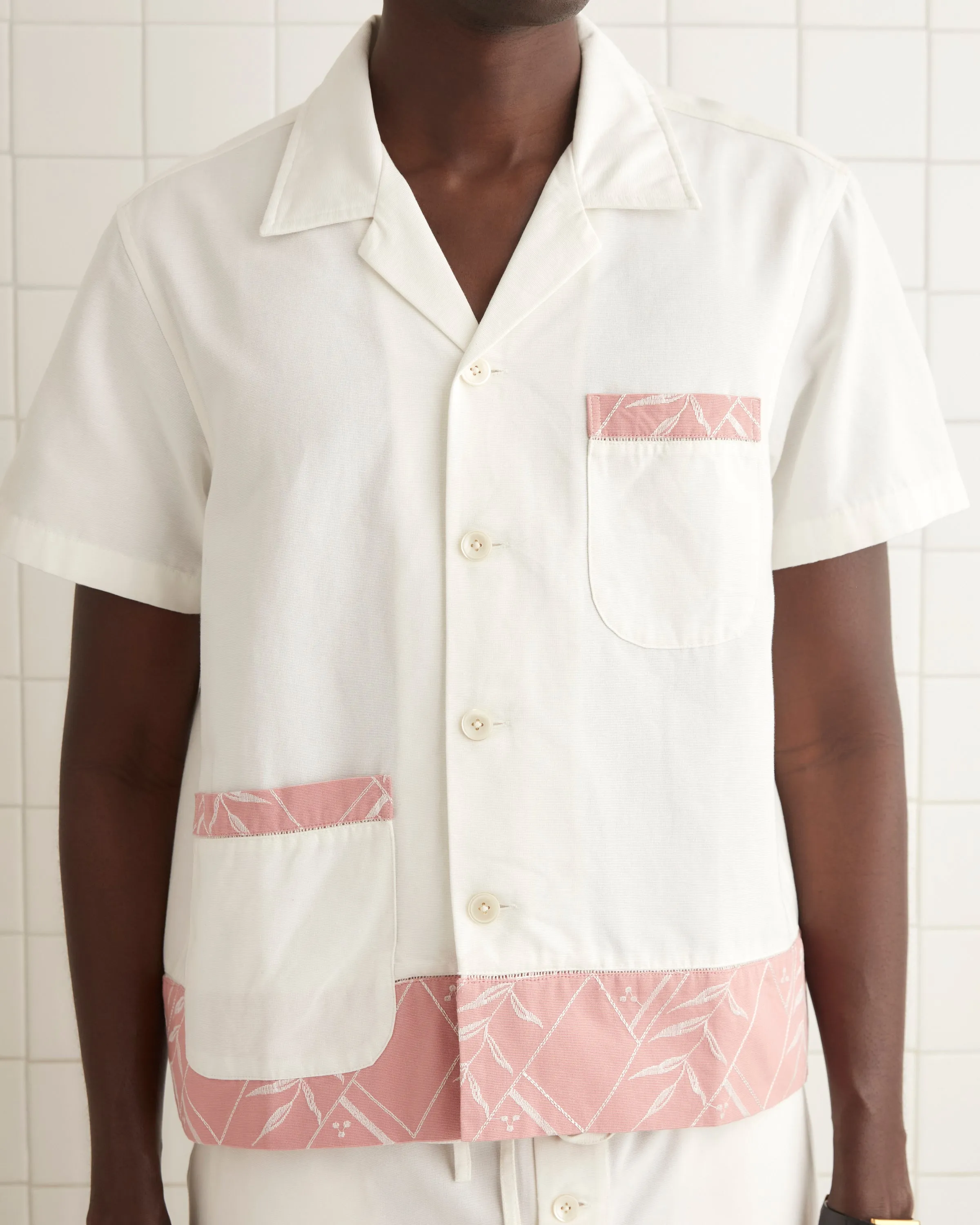 Fern Relief Short Sleeve Shirt sold by BODE product image thumbnail 2