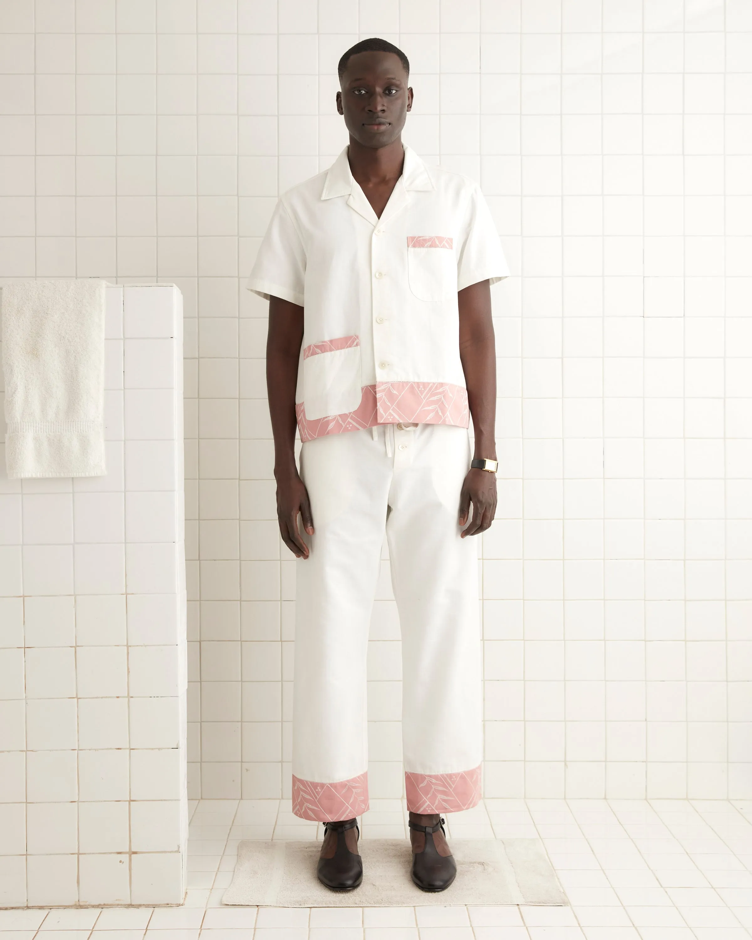 Fern Relief Short Sleeve Shirt sold by BODE