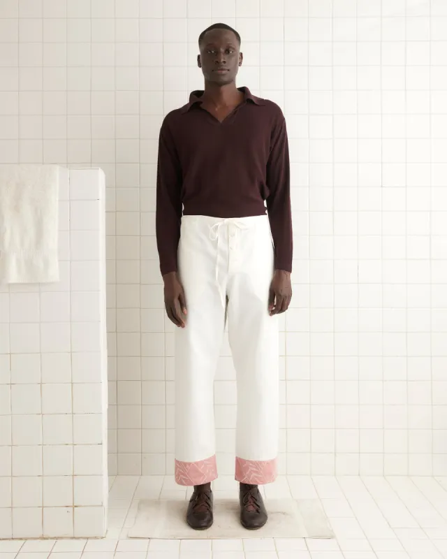 Fern Relief Trousers sold by BODE