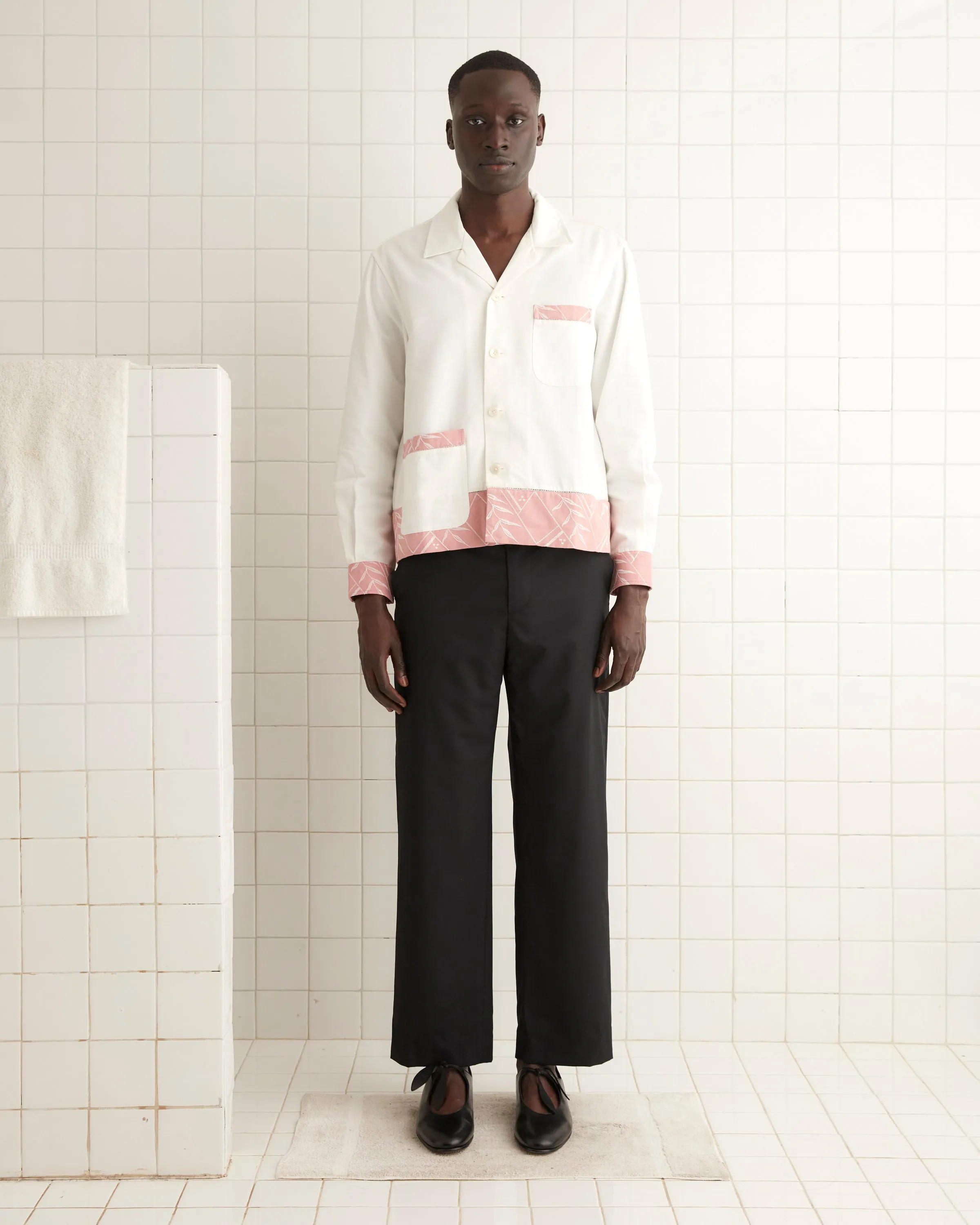 Fern Relief Long Sleeve Shirt sold by BODE