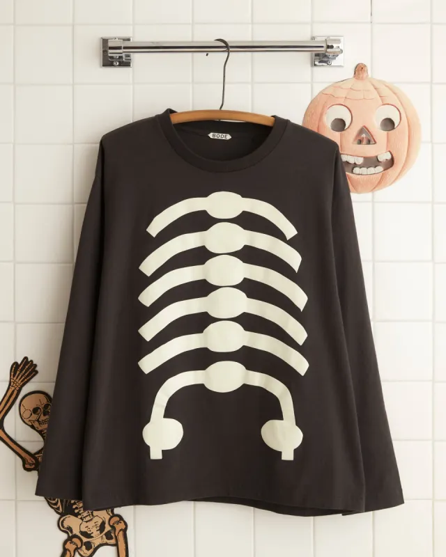 Skeleton Long Sleeve Tee sold by BODE