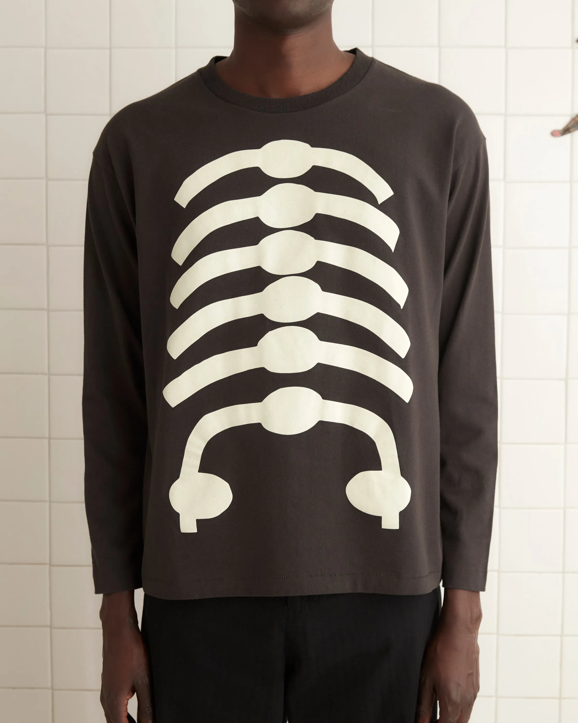 Skeleton Long Sleeve Tee sold by BODE product image thumbnail 4