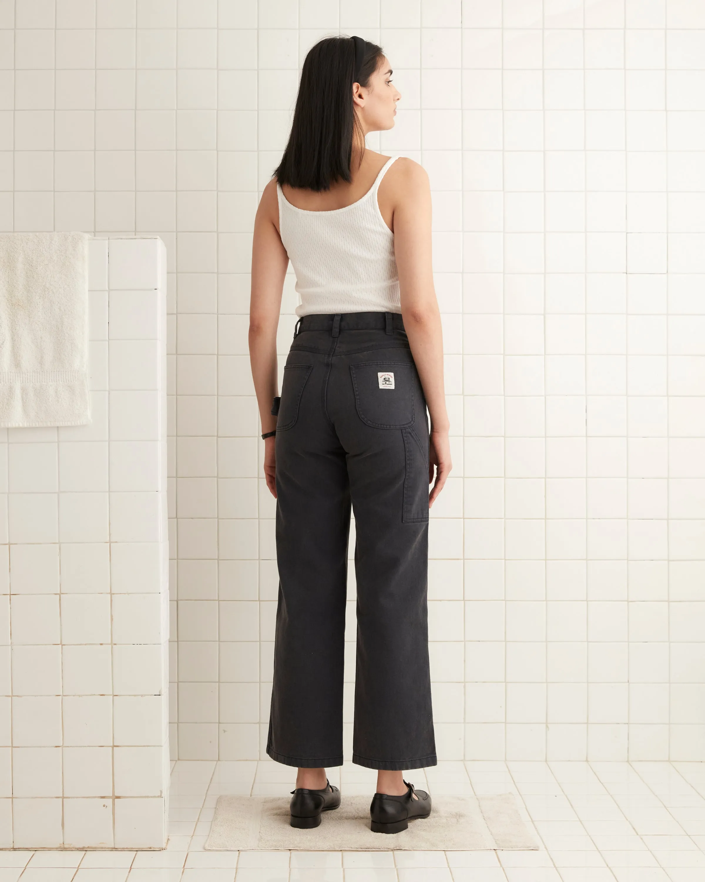 Twill Knolly Brook Trousers - Black sold by BODE product image thumbnail 3