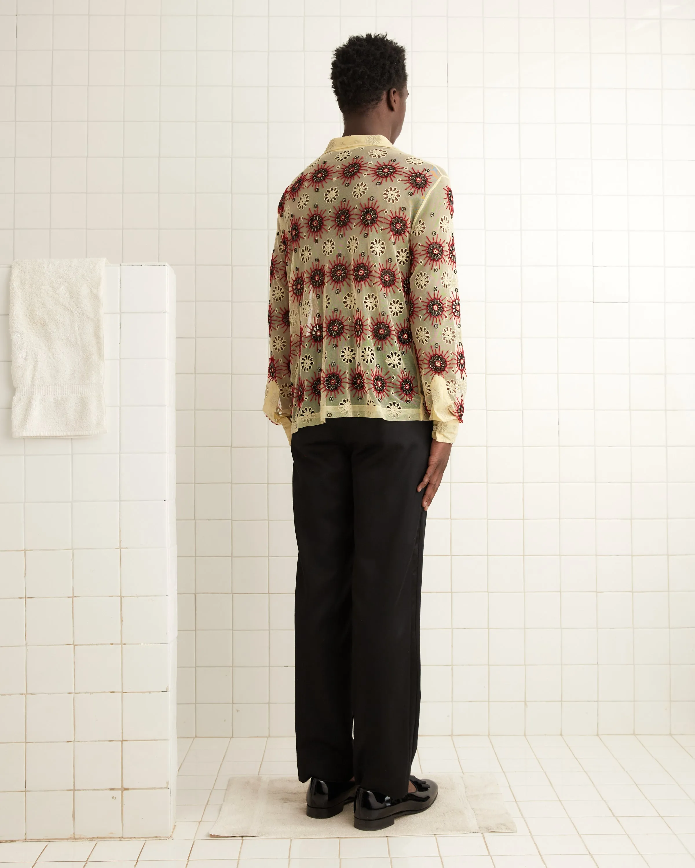 Solarium Long Sleeve Shirt sold by BODE product image thumbnail 3