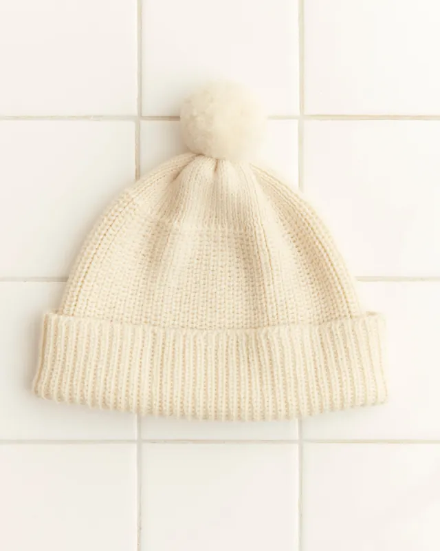 Pom Hat - Cream sold by BODE
