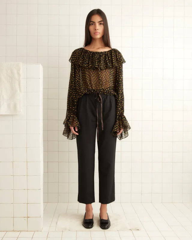 Stadium Dot Blouse sold by BODE