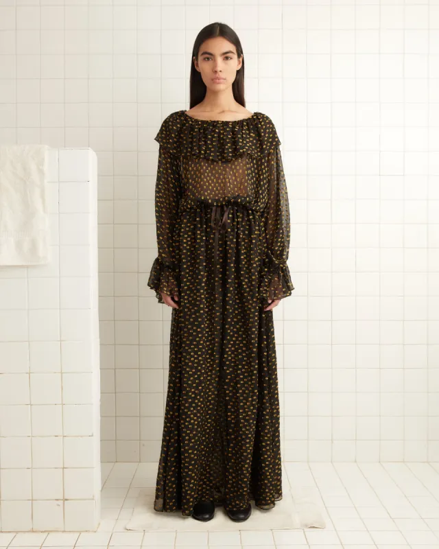 Stadium Dot Gown made by BODE