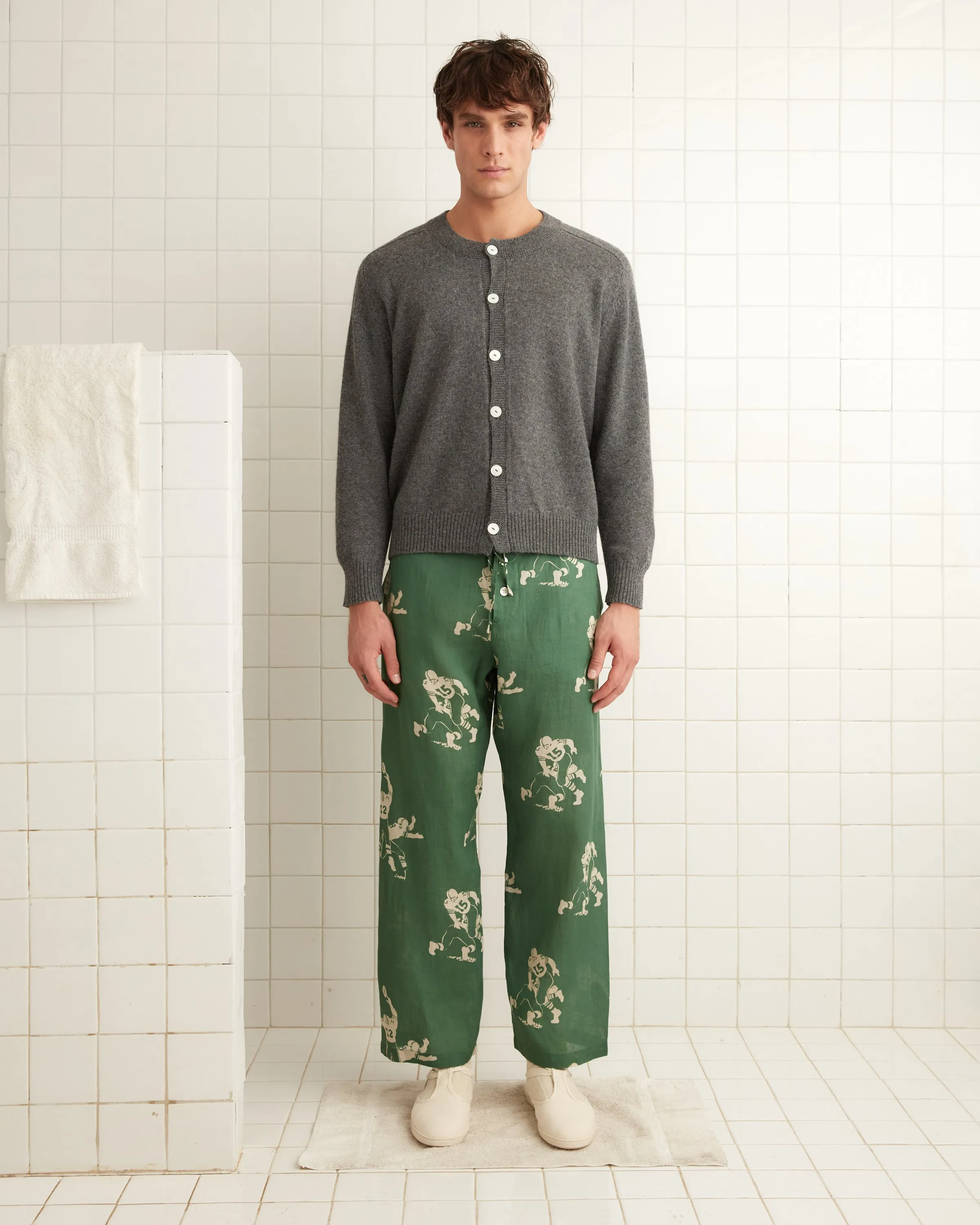 Orchard Cardigan - Grey sold by BODE