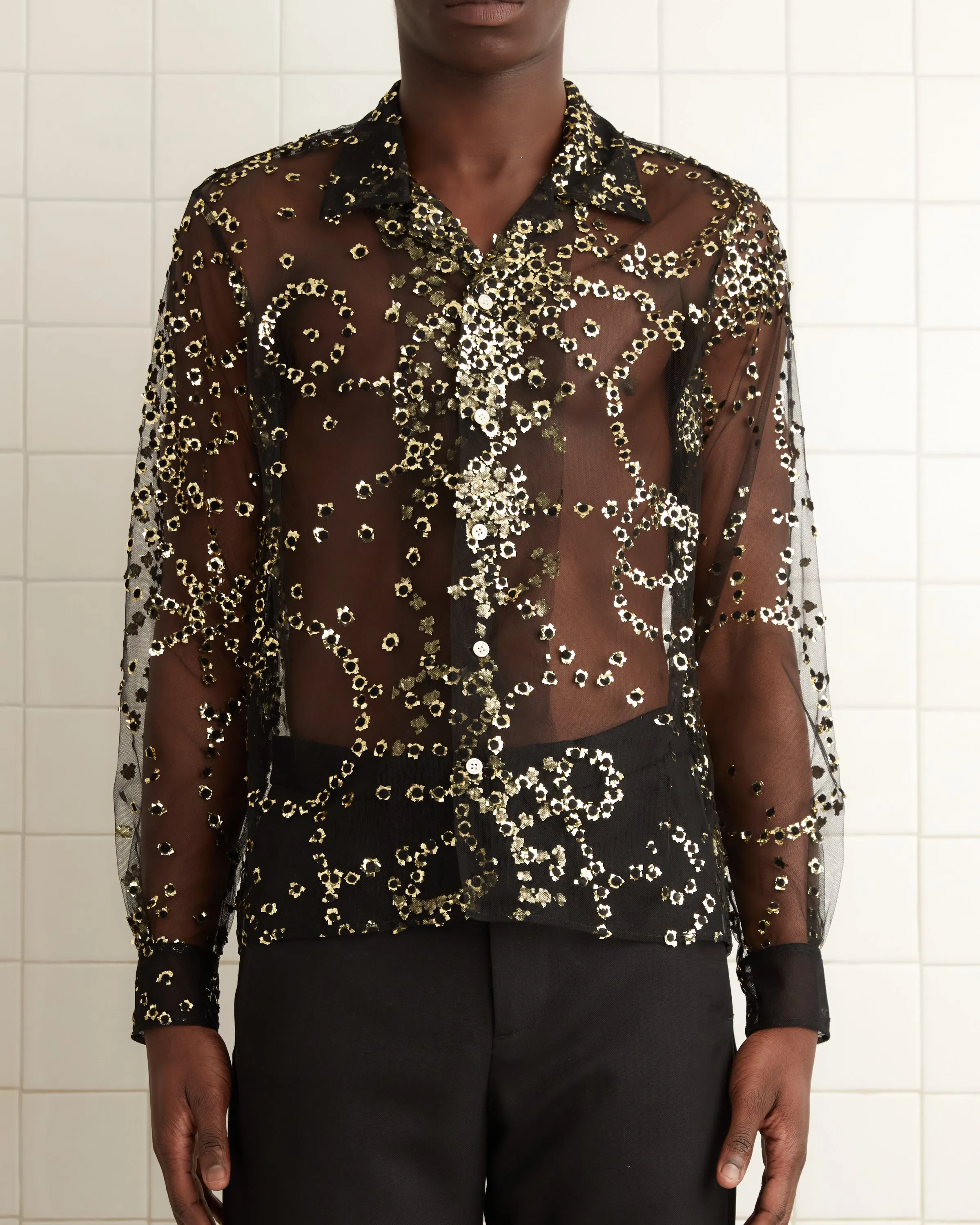 Sheer Fête Shirt sold by BODE product image thumbnail 2