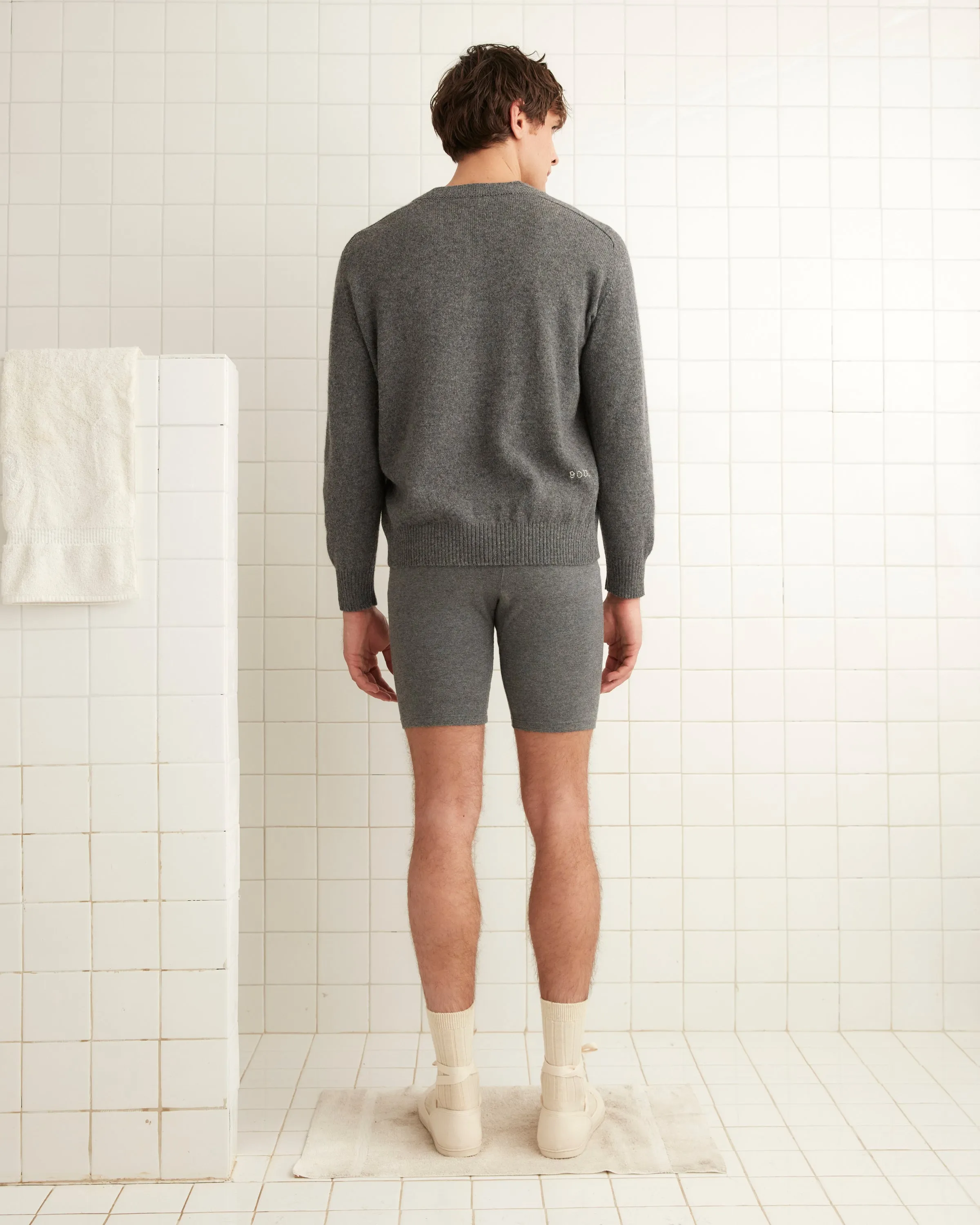 Lounge Shorts - Grey sold by BODE product image thumbnail 3