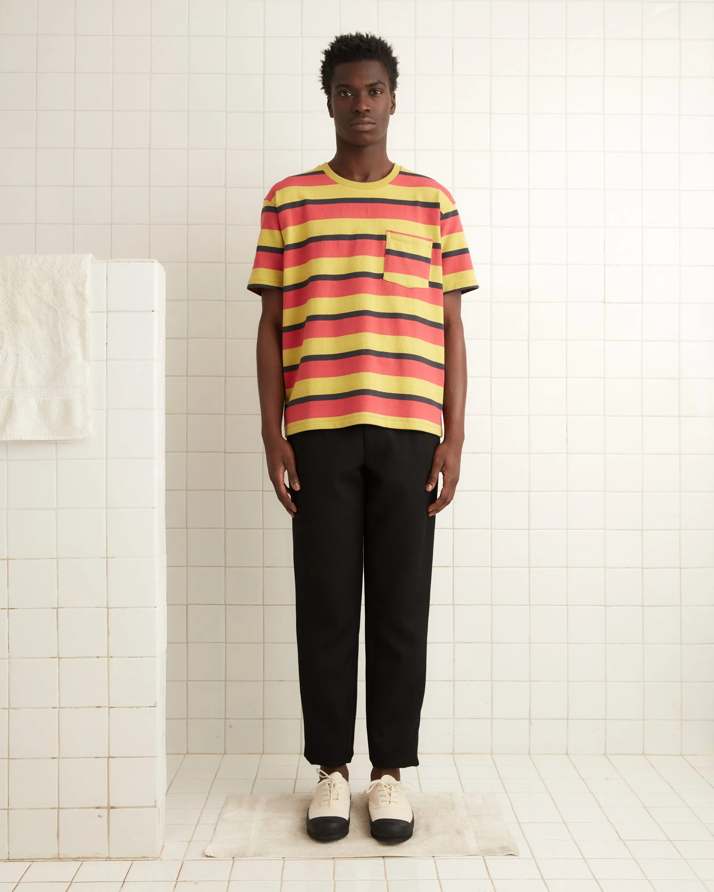 Rec Stripe Pocket Tee sold by BODE