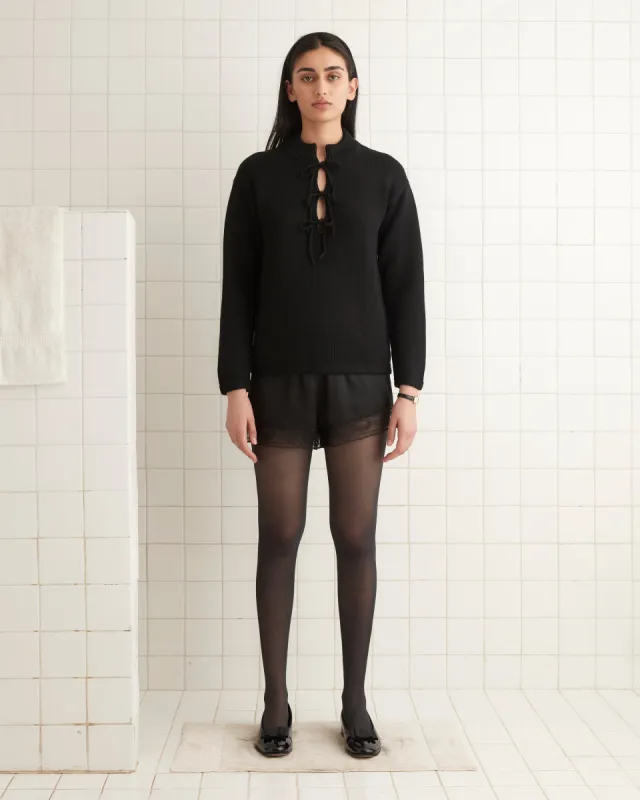 Solid Front Tie Pullover sold by BODE