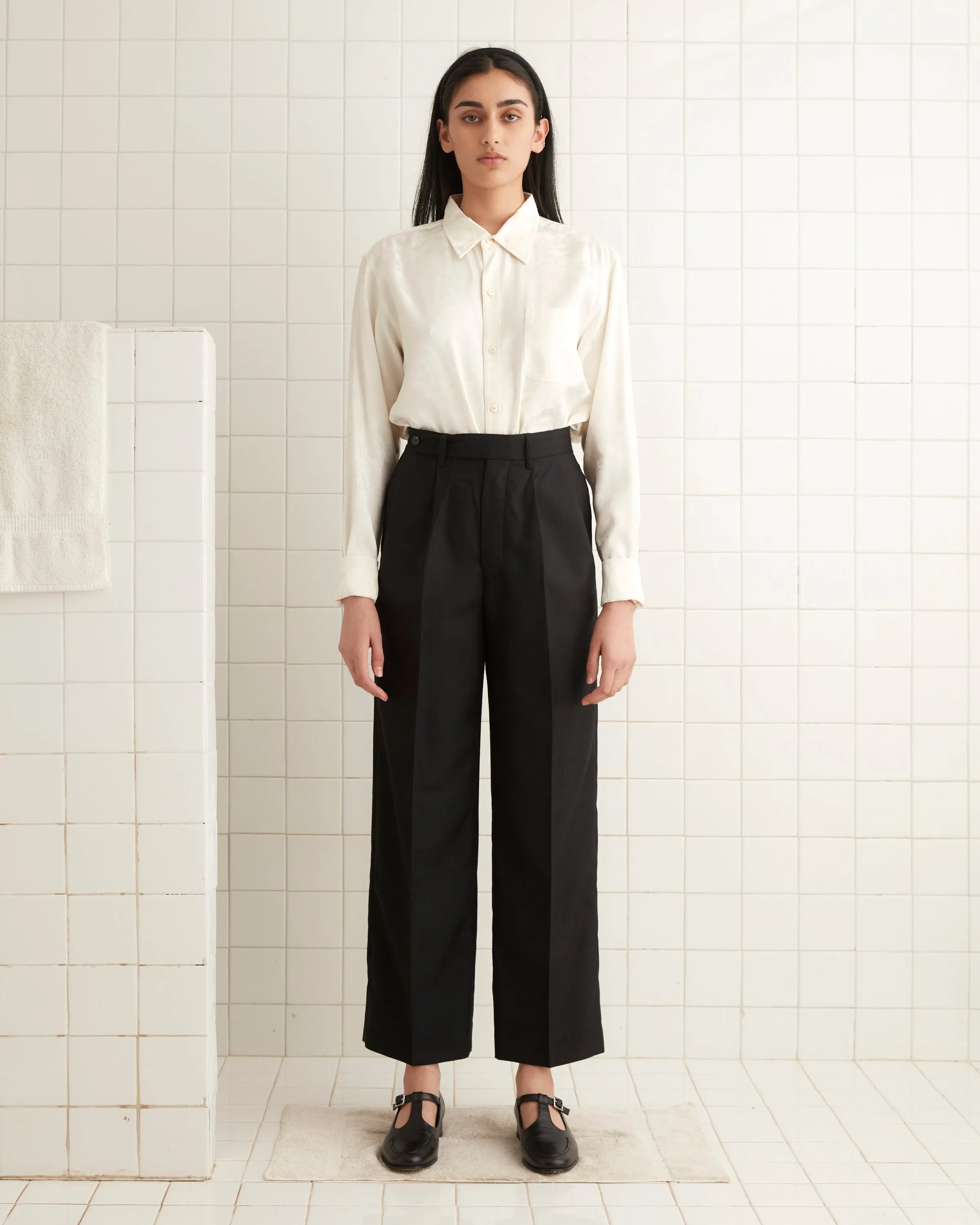 McNab Trousers - Black sold by BODE