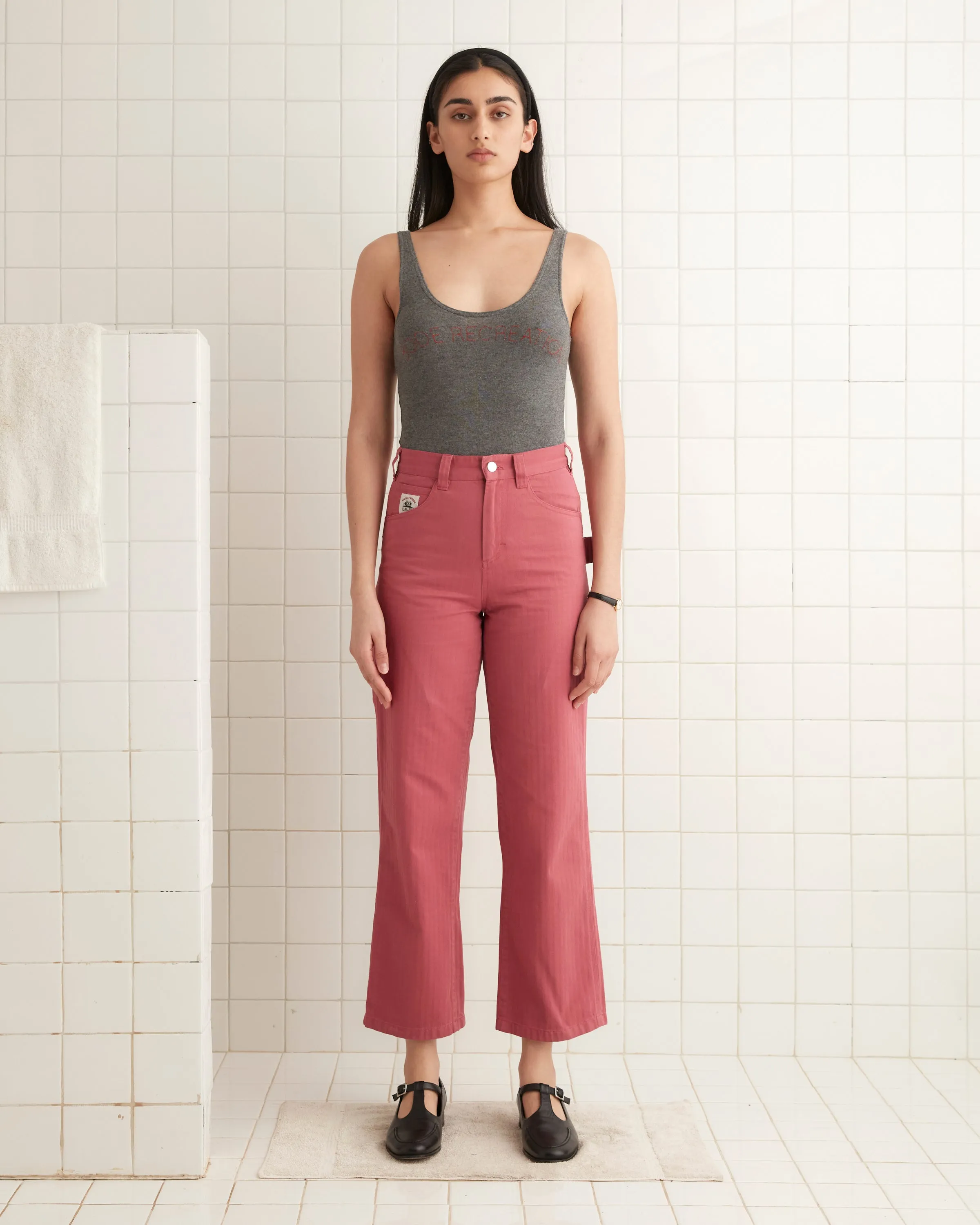 Knolly Brook Trousers - Pink sold by BODE
