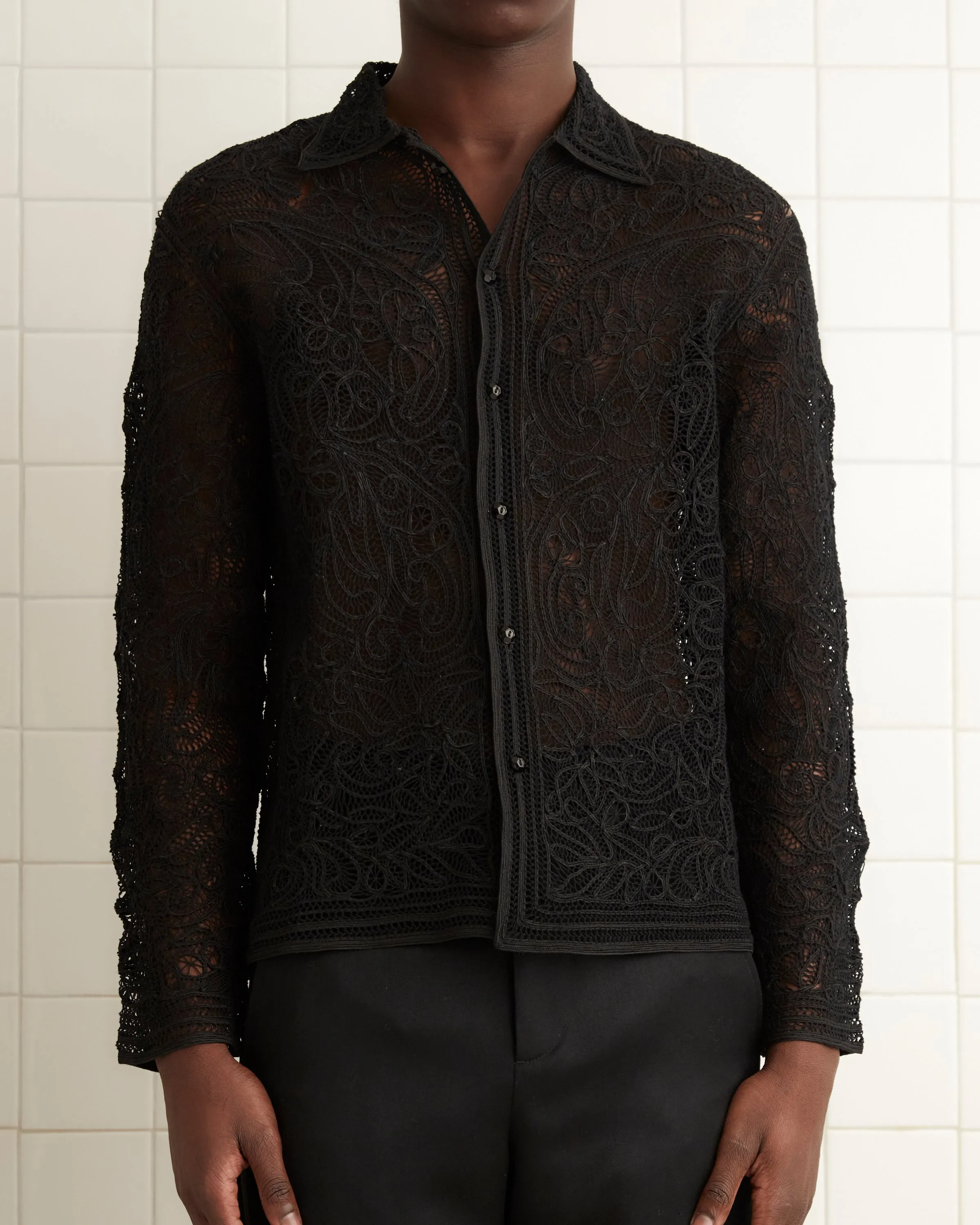 Blooming Threadwork Shirt sold by BODE product image thumbnail 2