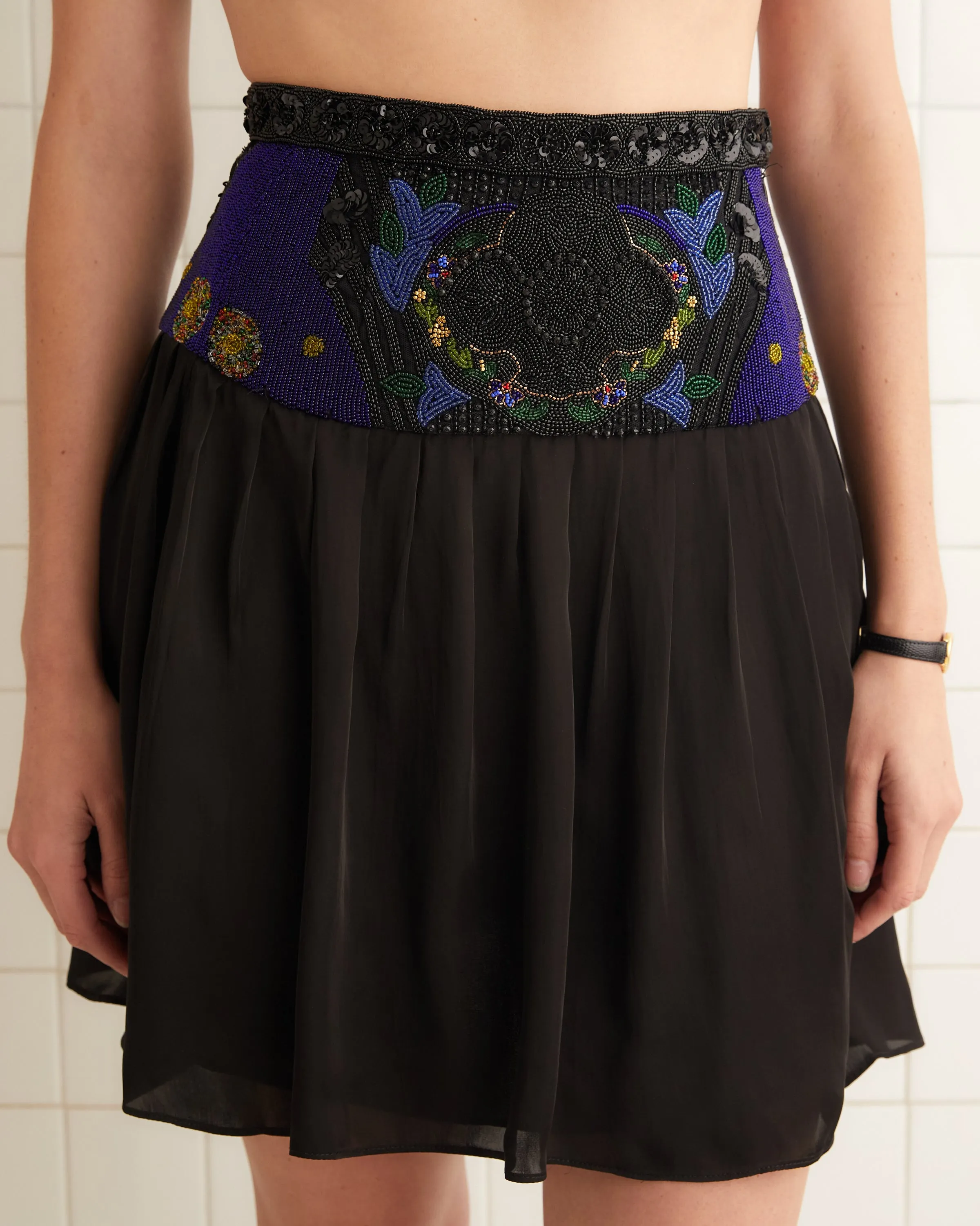 Deco Collage Mini Skirt sold by BODE product image thumbnail 2