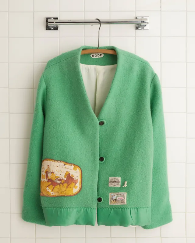 Shamrock Blanket Jacket - 0 sold by BODE