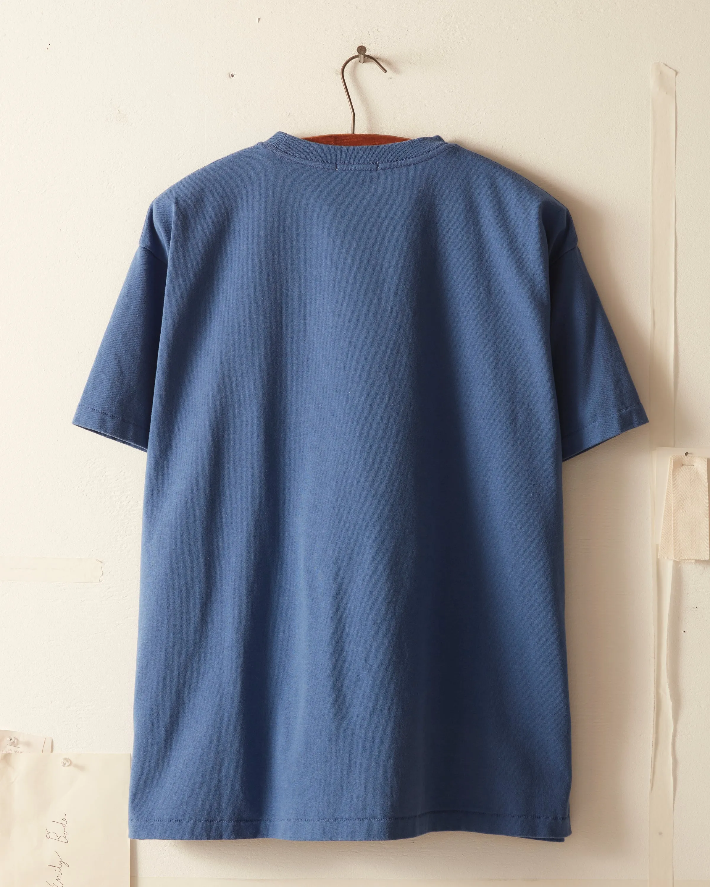 Flocked Nouveau Tee - Blue sold by BODE product image thumbnail 3