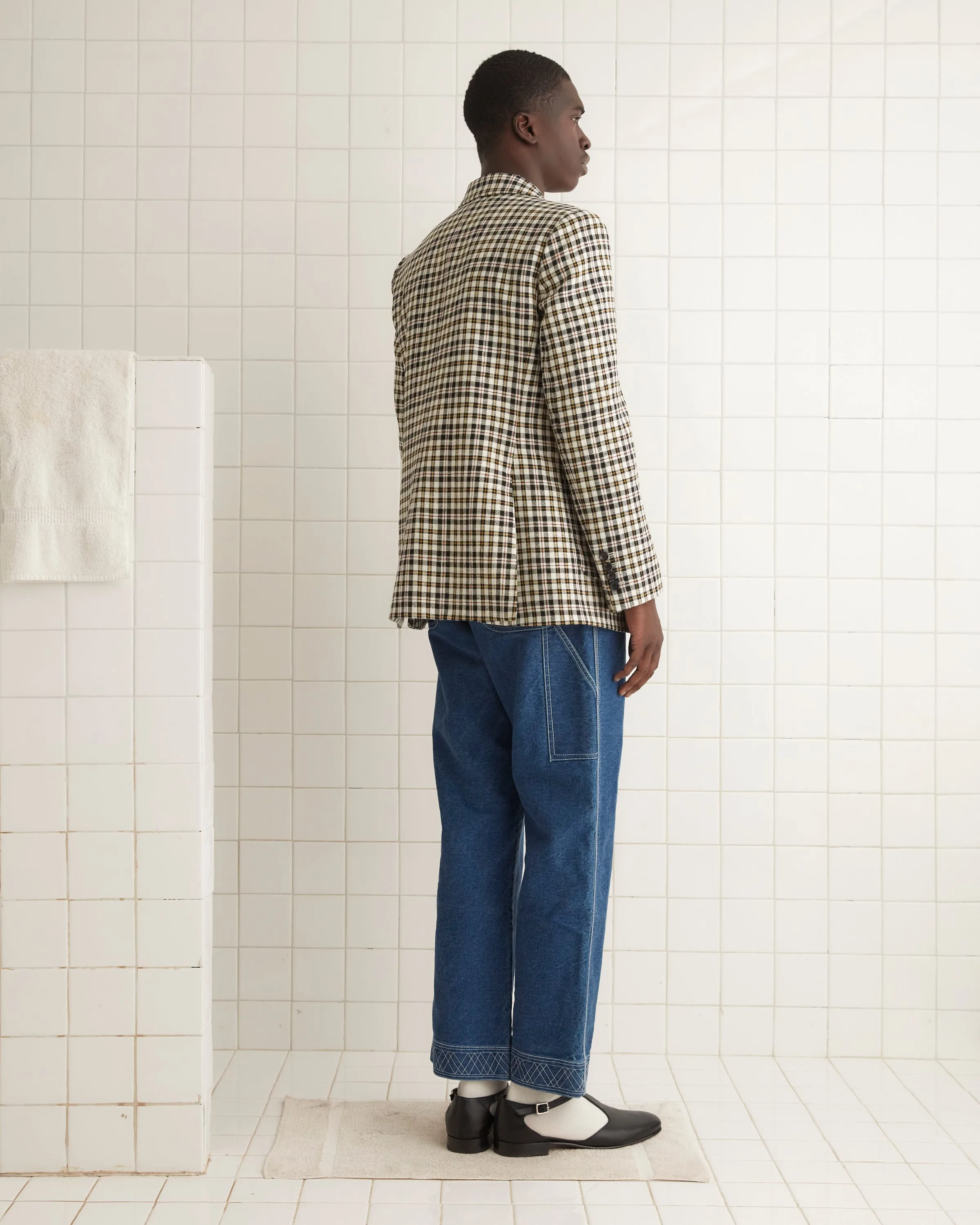 Pelican Plaid Suit Jacket - 42 sold by BODE product image thumbnail 4