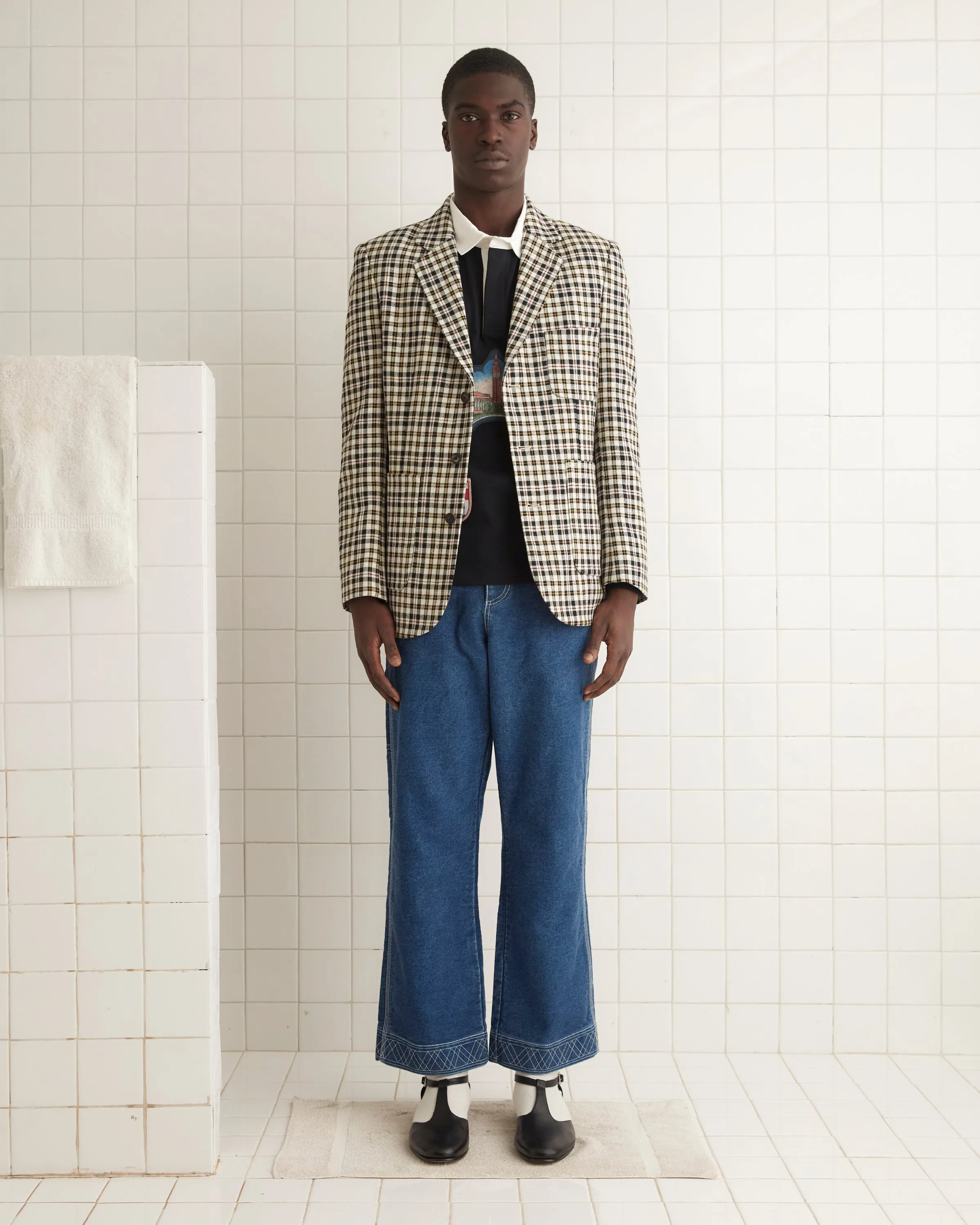 Pelican Plaid Suit Jacket - 42 sold by BODE product image thumbnail 2