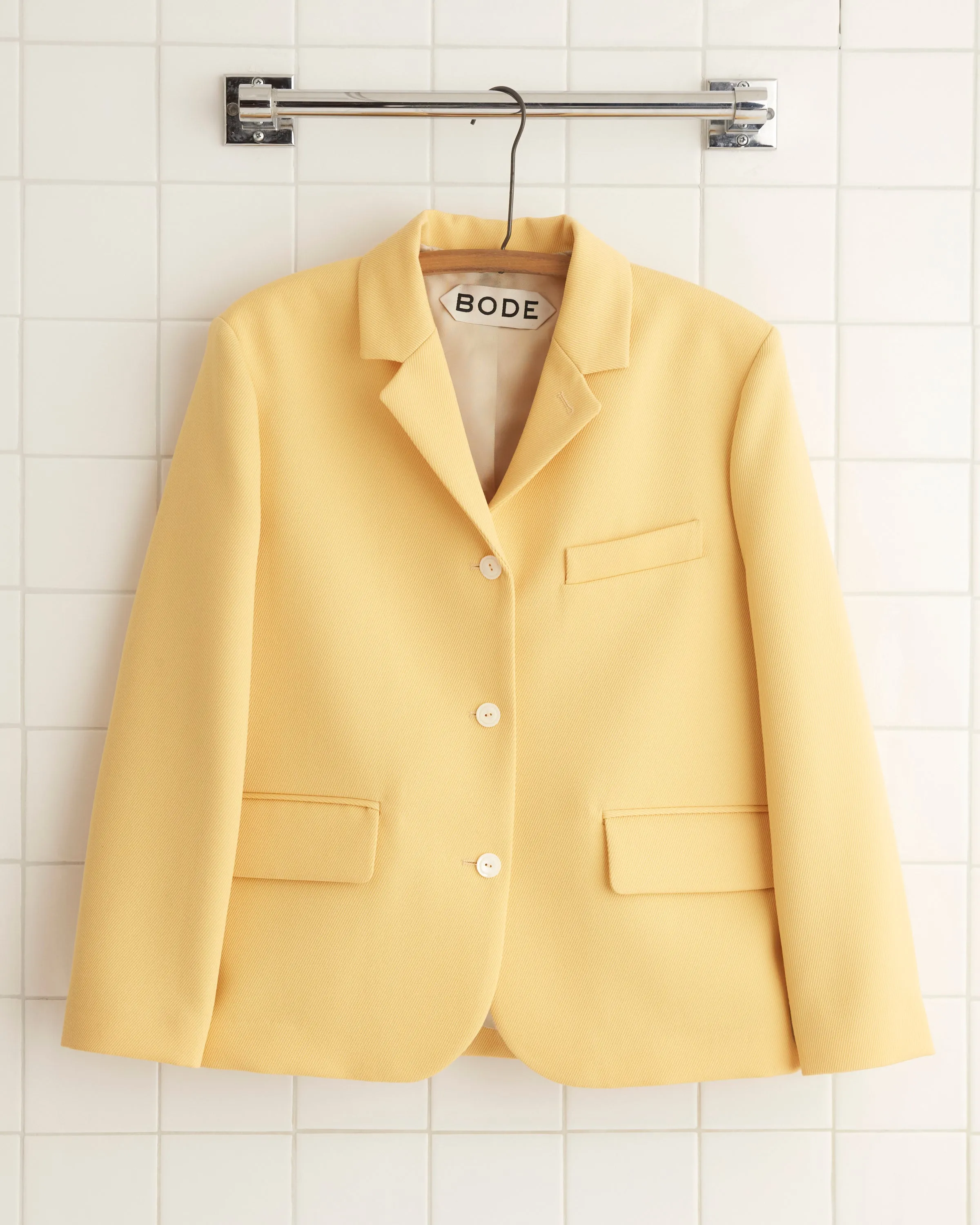 Riding Twill Lillian Jacket - Yellow sold by BODE