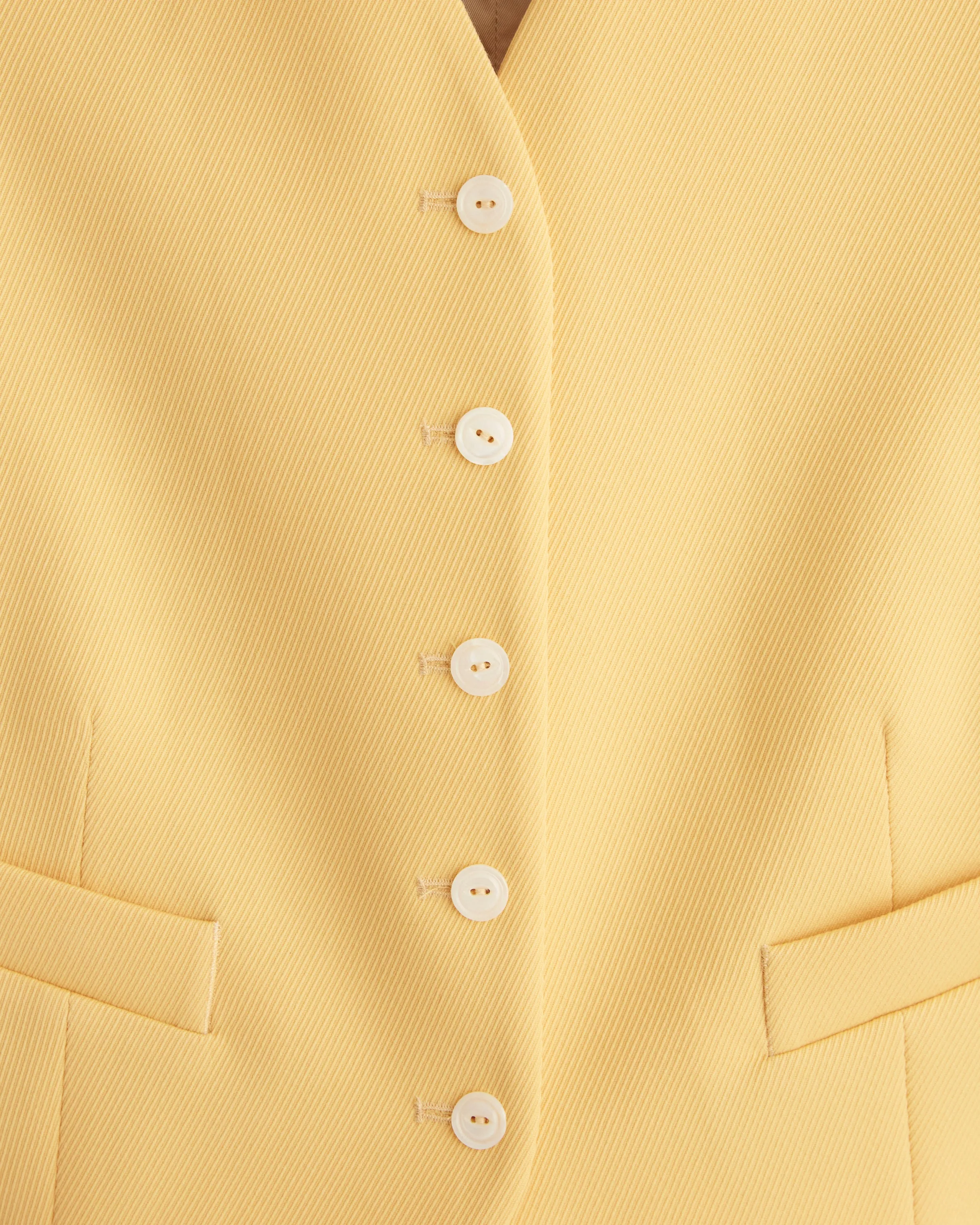 Riding Twill Waistcoat - Yellow sold by BODE product image thumbnail 3