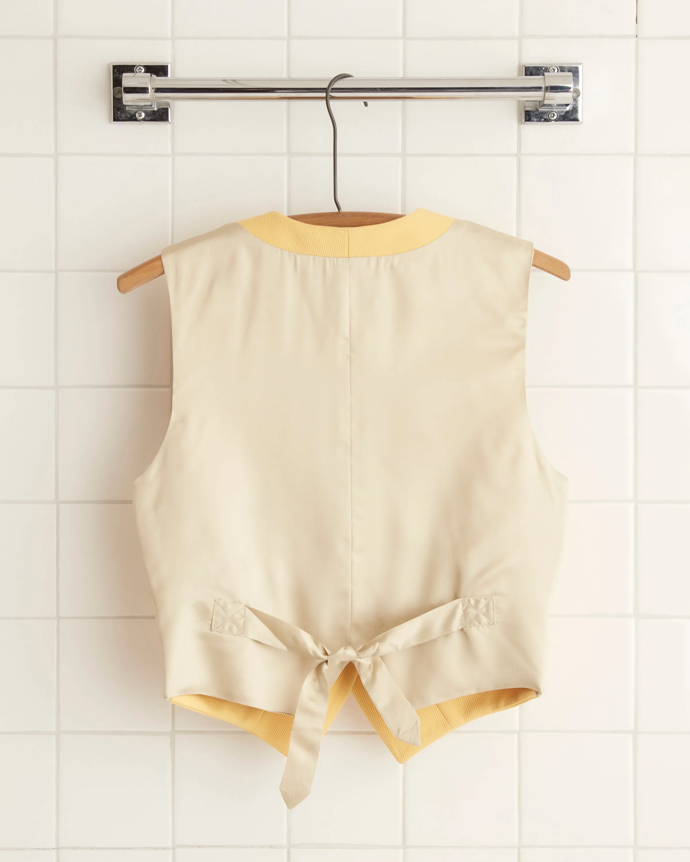 Riding Twill Waistcoat - Yellow sold by BODE product image thumbnail 4