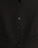 Riding Twill Waistcoat - Black sold by BODE