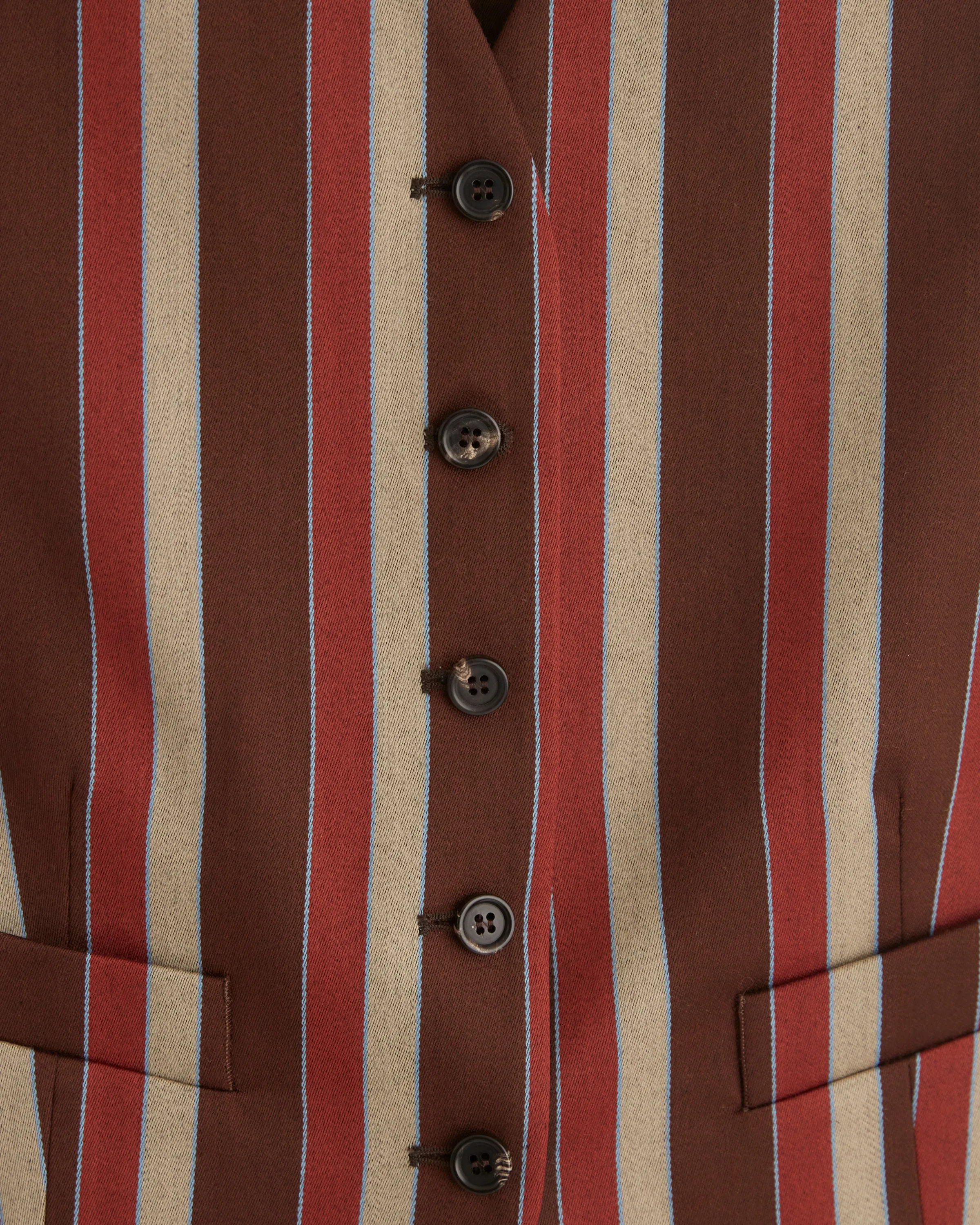 Arizona Stripe Waistcoat sold by BODE product image thumbnail 3