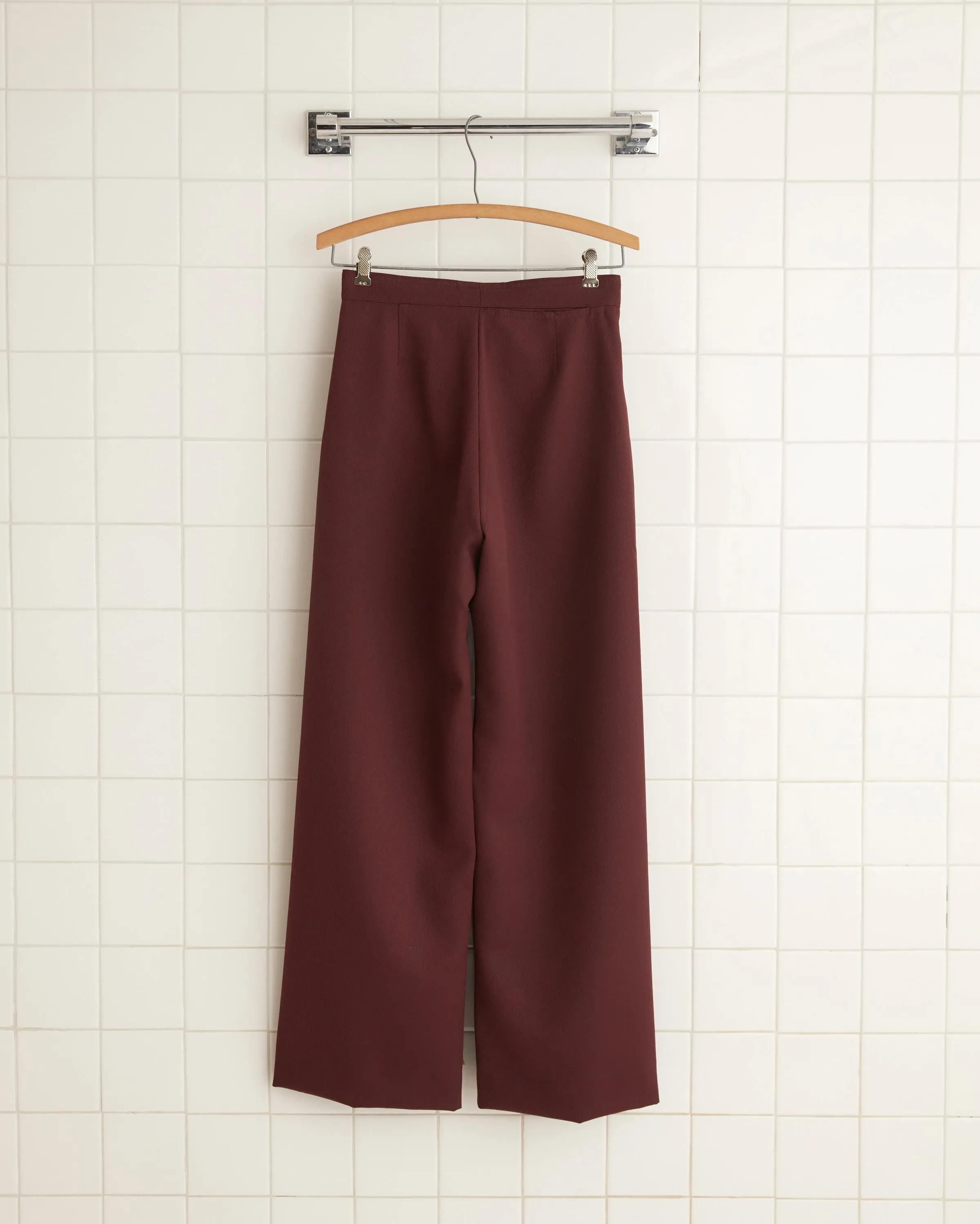 Riding Twill Sailor Trousers - Burgundy sold by BODE product image thumbnail 4