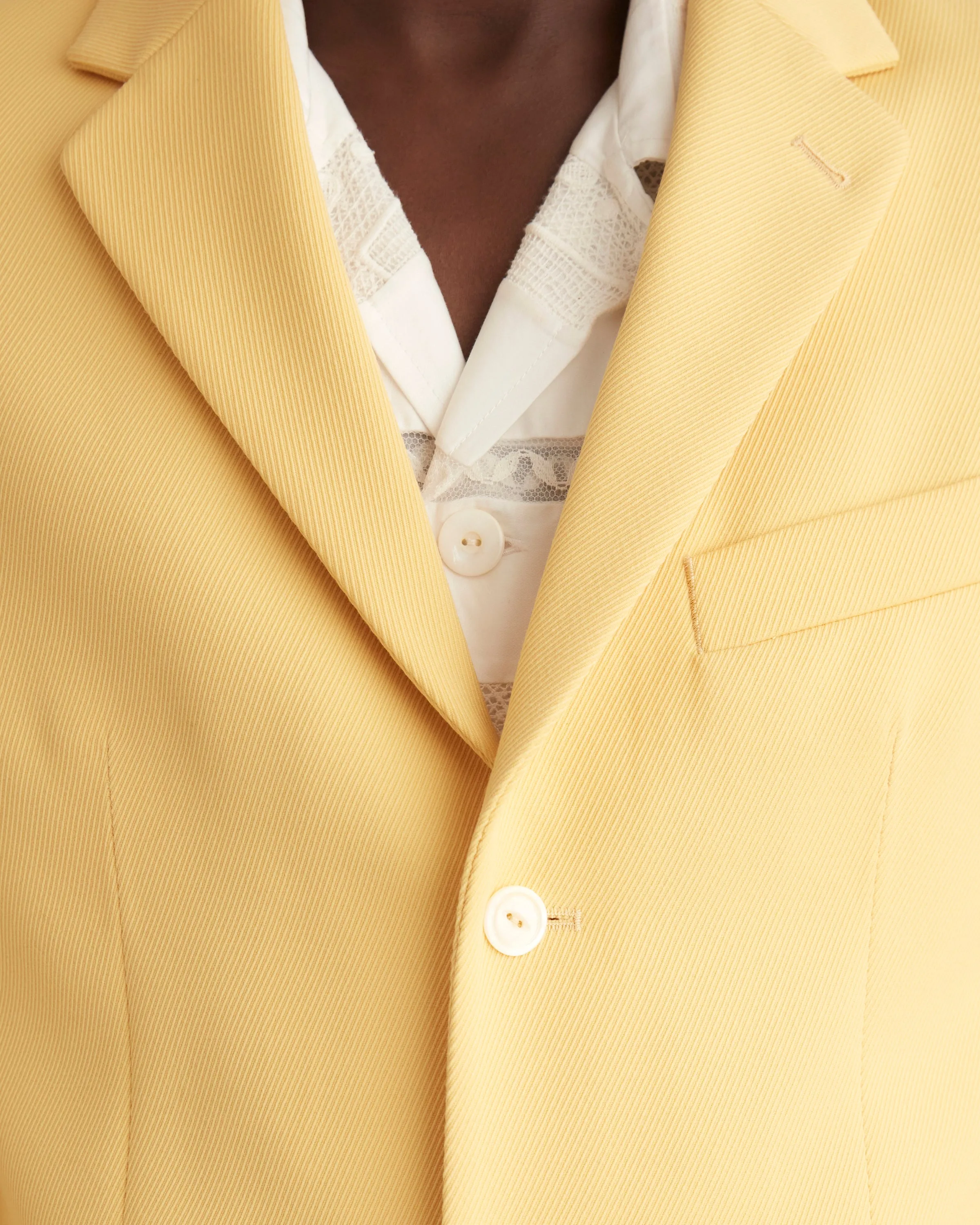 Riding Twill Suit Jacket - Yellow sold by BODE product image thumbnail 3