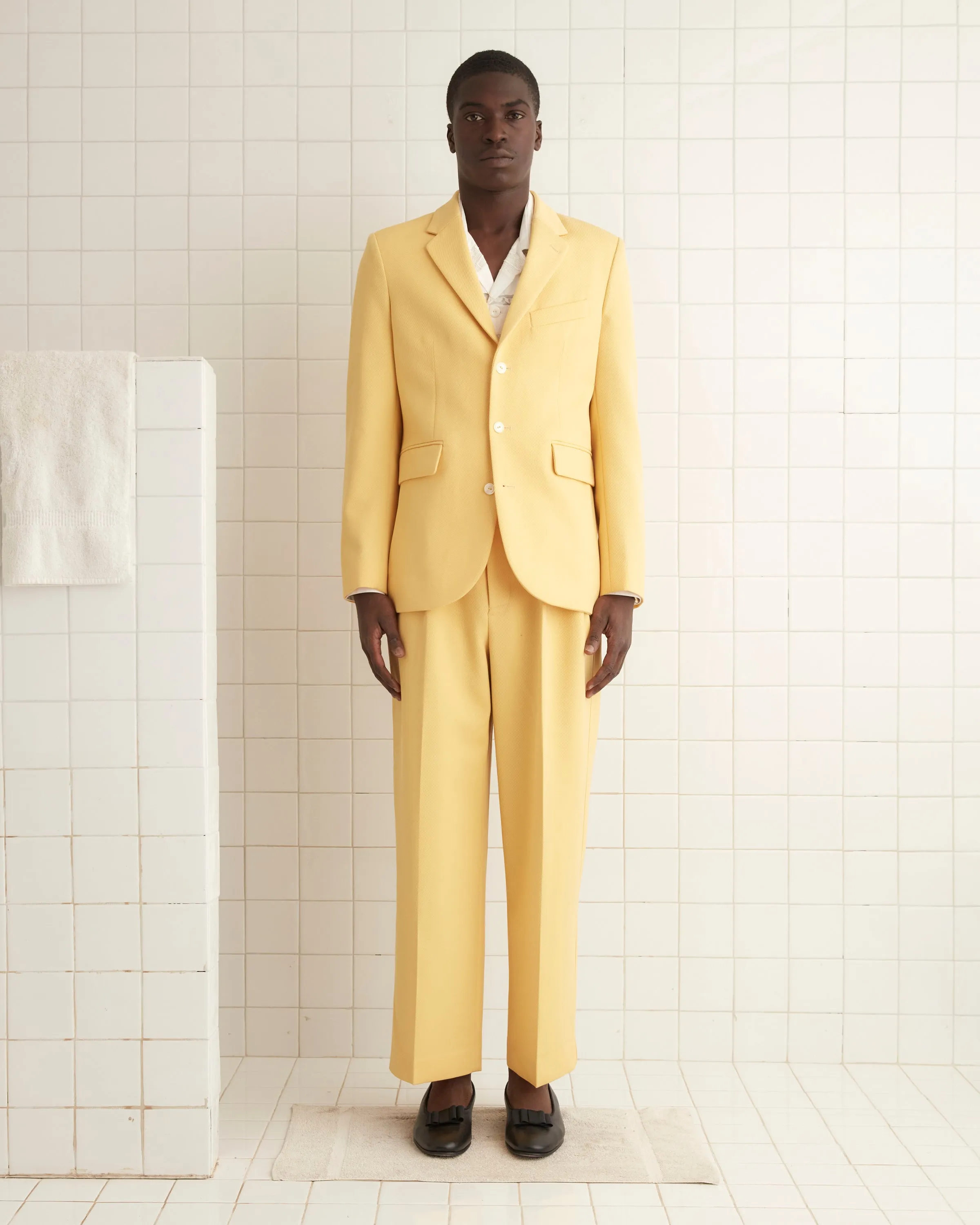 Riding Twill Suit Jacket - Yellow sold by BODE product image thumbnail 2