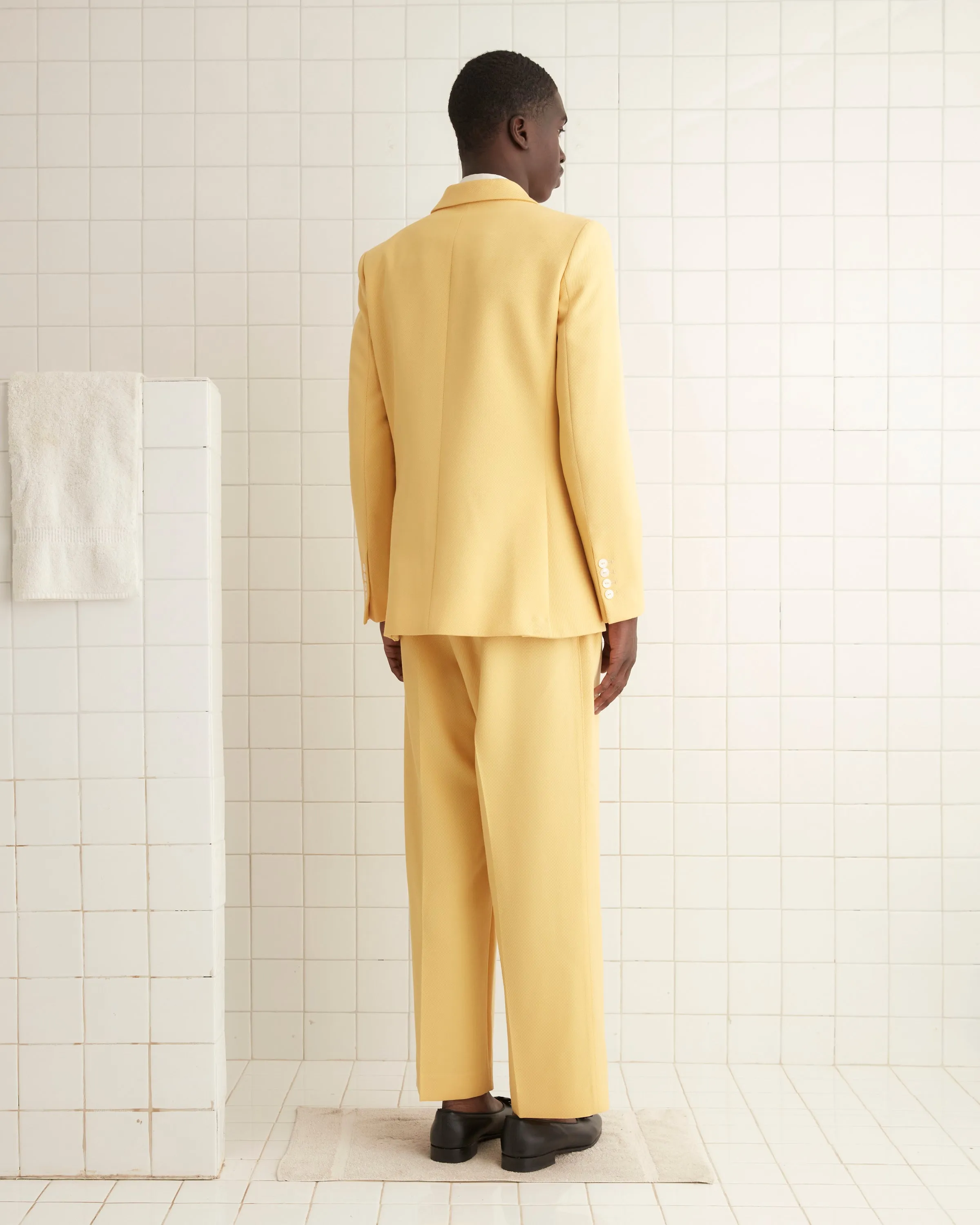 Riding Twill Suit Jacket - Yellow sold by BODE product image thumbnail 4