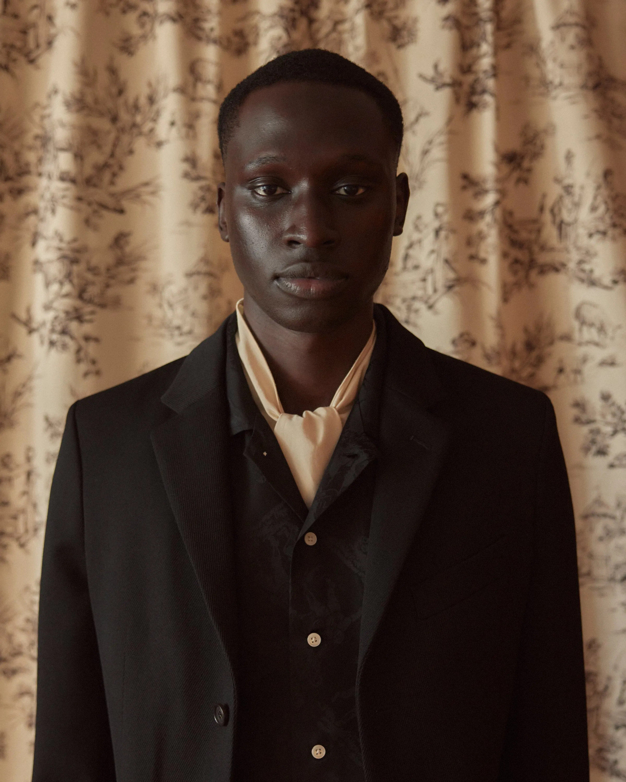 Riding Twill Suit Jacket - Black sold by BODE