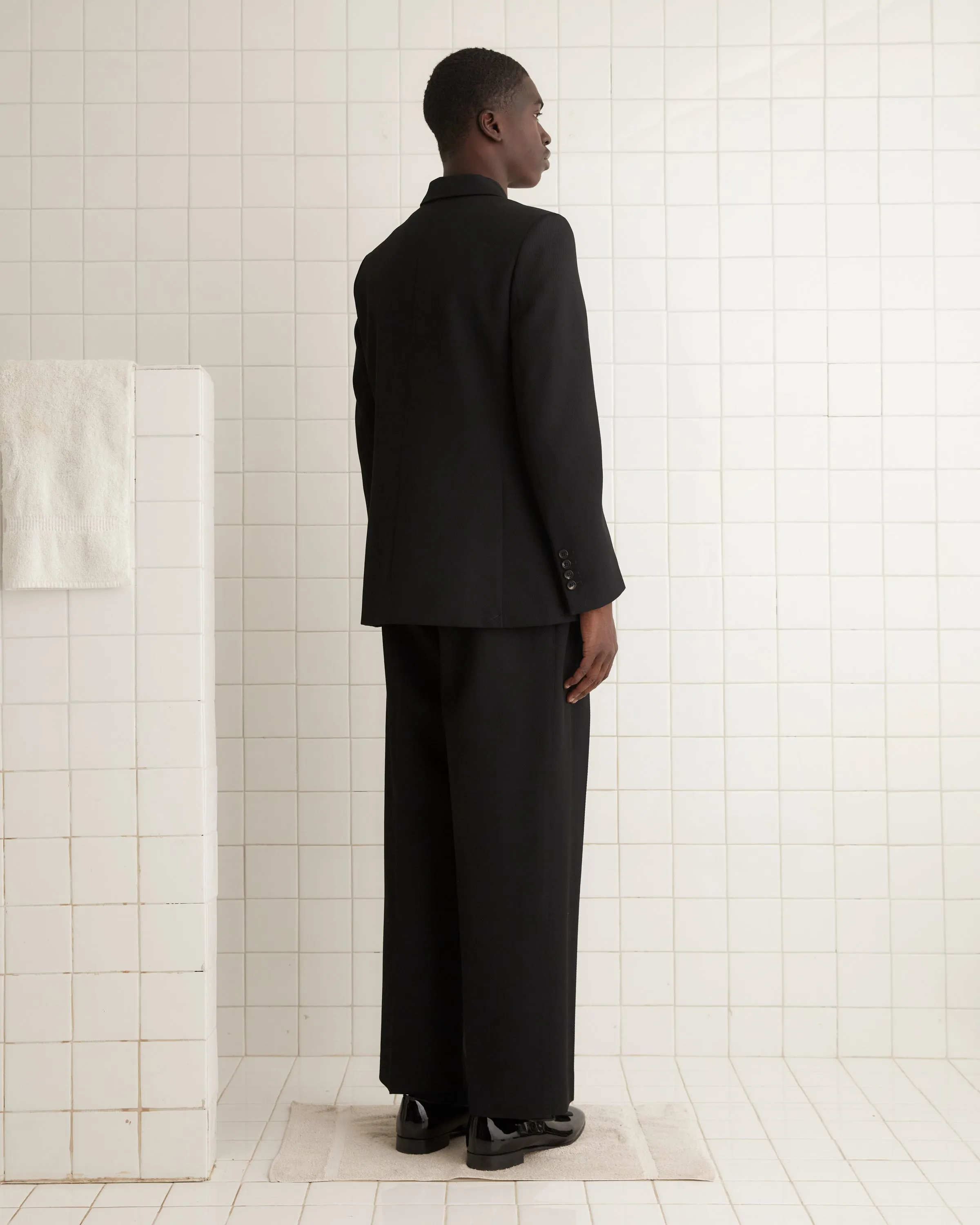 Riding Twill Suit Jacket - Black sold by BODE product image thumbnail 4