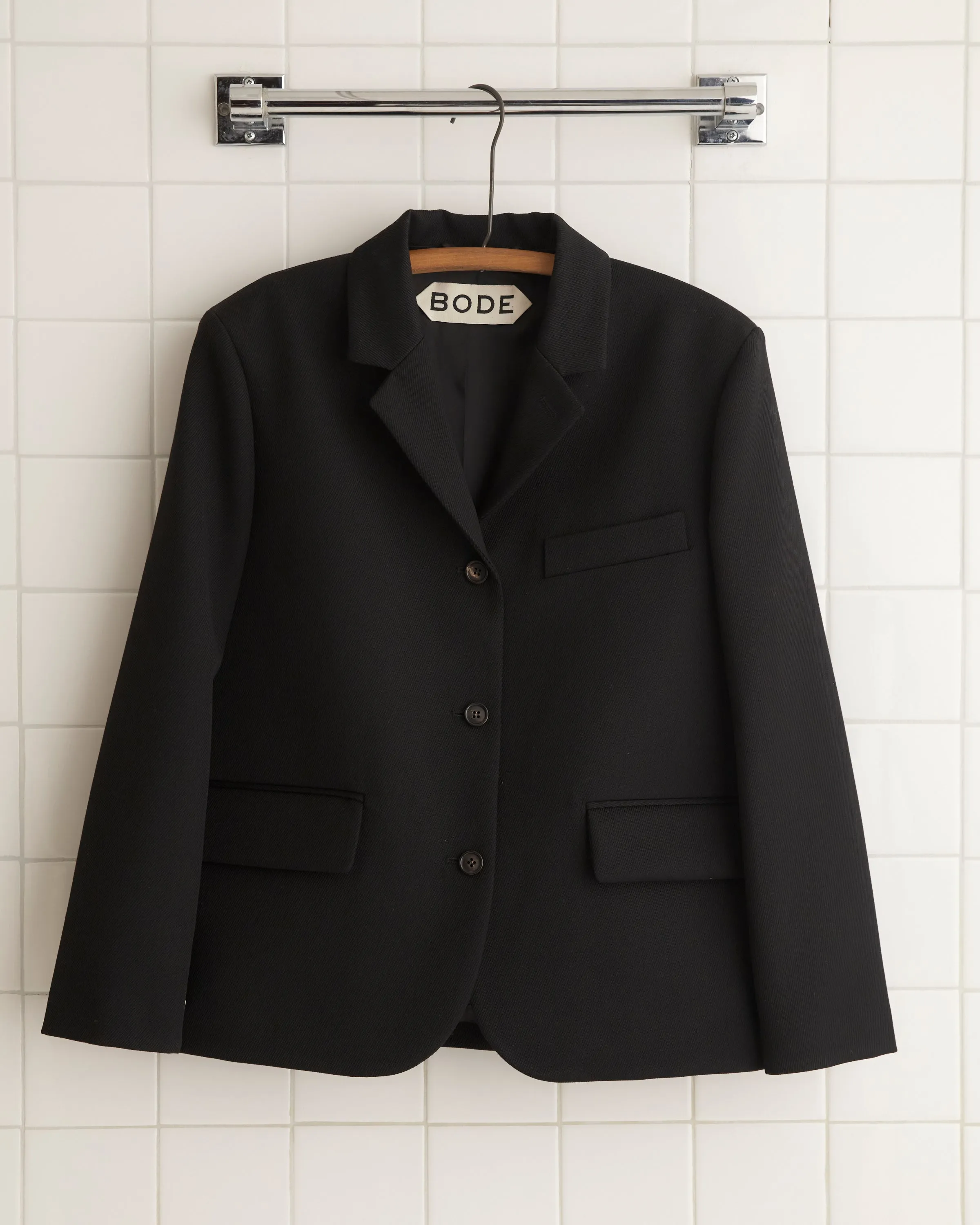 Riding Twill Lillian Jacket - Black sold by BODE product image thumbnail 2