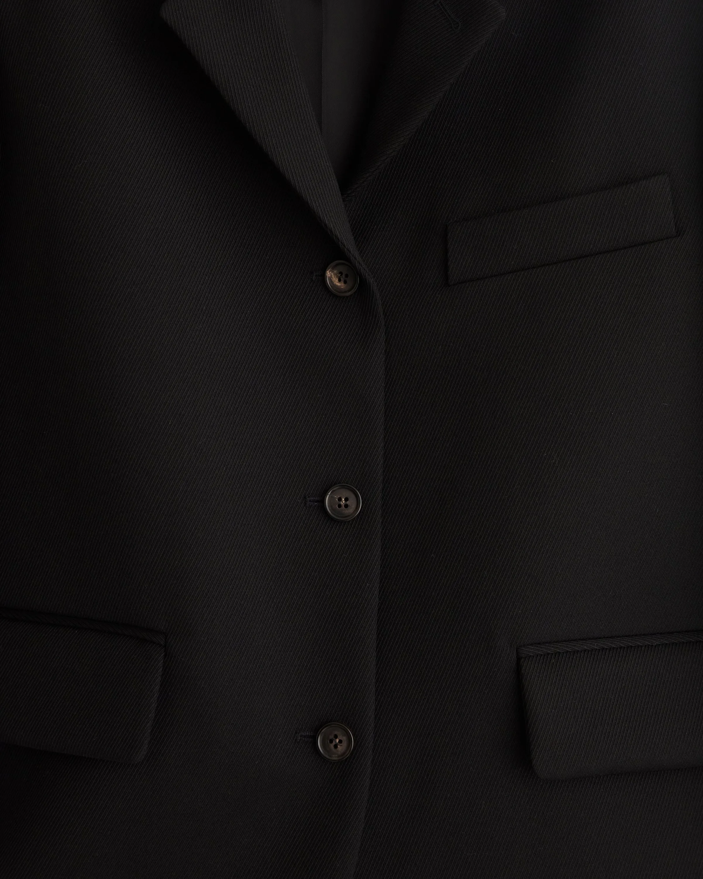 Riding Twill Lillian Jacket - Black sold by BODE product image thumbnail 3