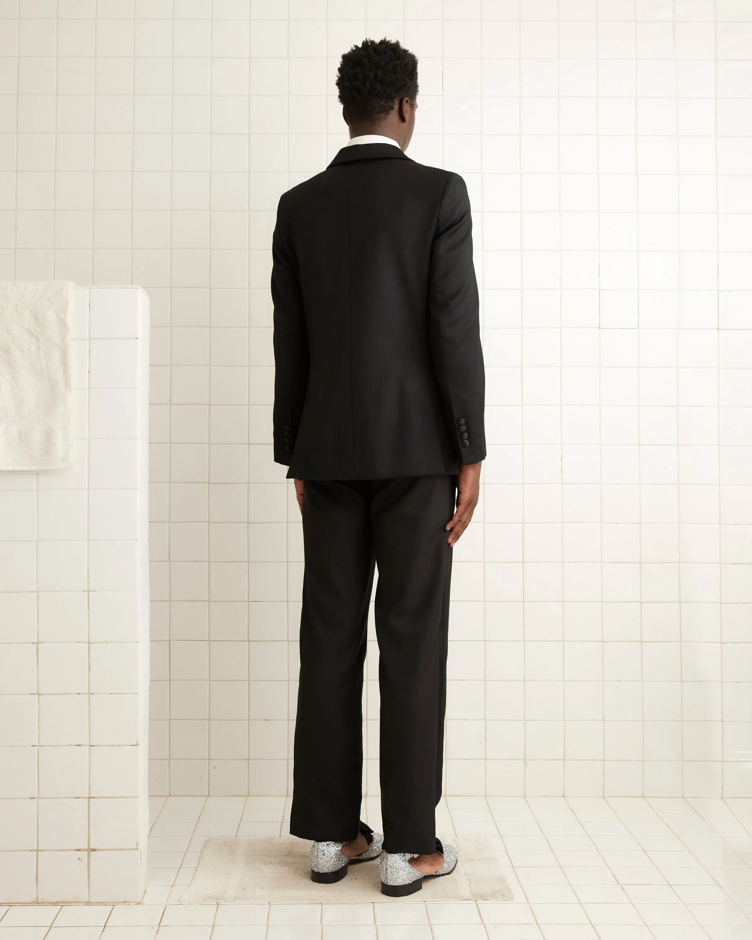 Barathea Peak Lapel Tuxedo Jacket sold by BODE product image thumbnail 4