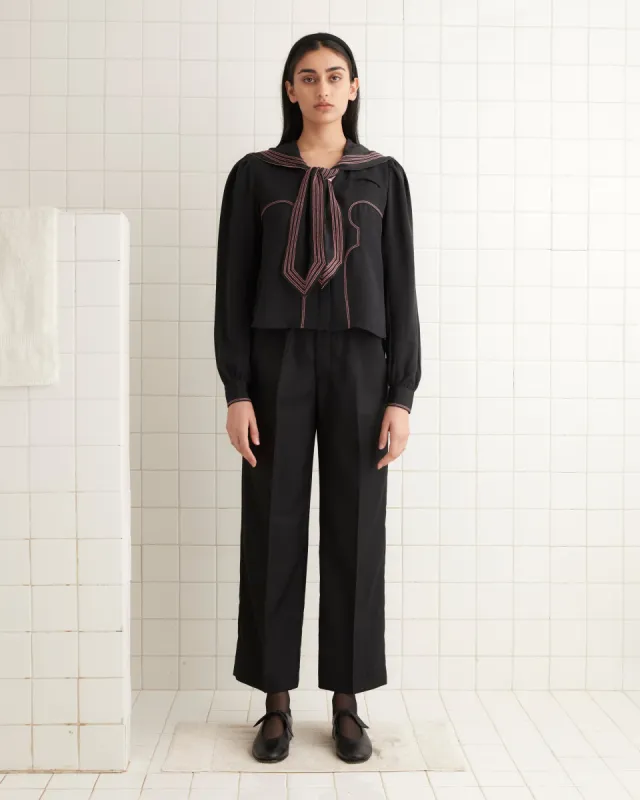 Seafarer Shirt - Black sold by BODE