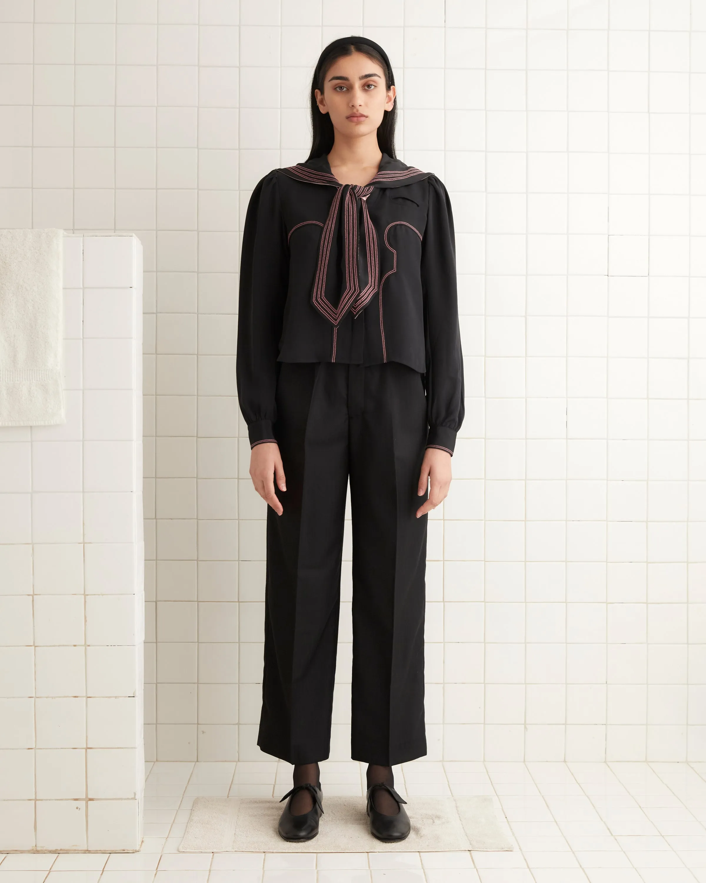 Seafarer Shirt - Black sold by BODE