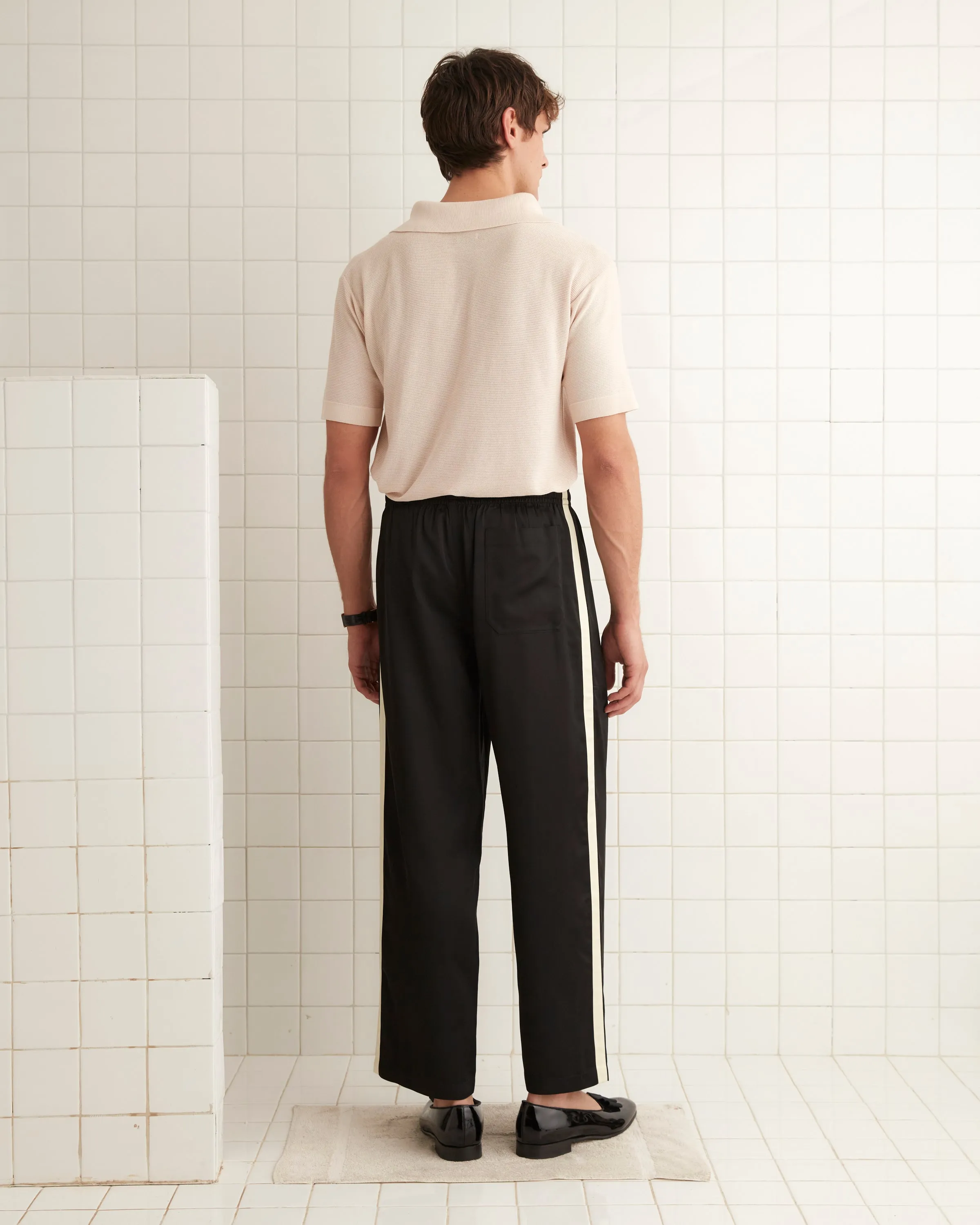 Satin Track Pants - Black sold by BODE product image thumbnail 3